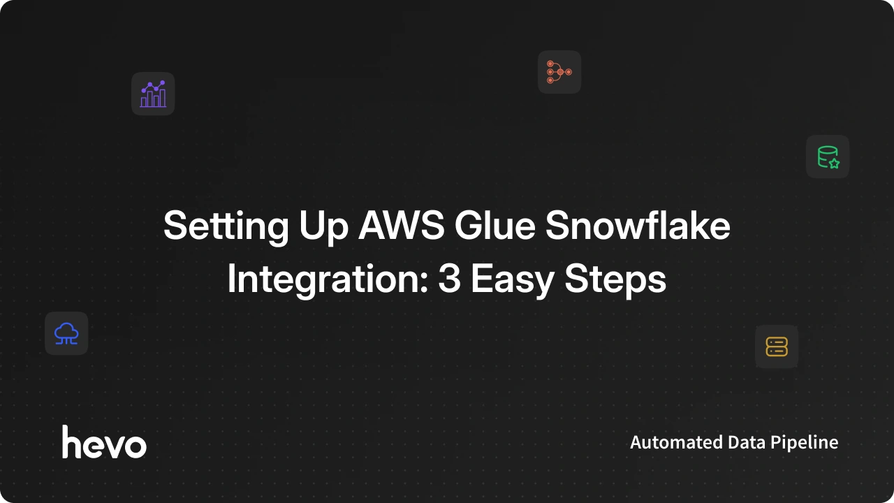 Easy AWS Glue Snowflake Integration in 3 Steps - Hevo Data