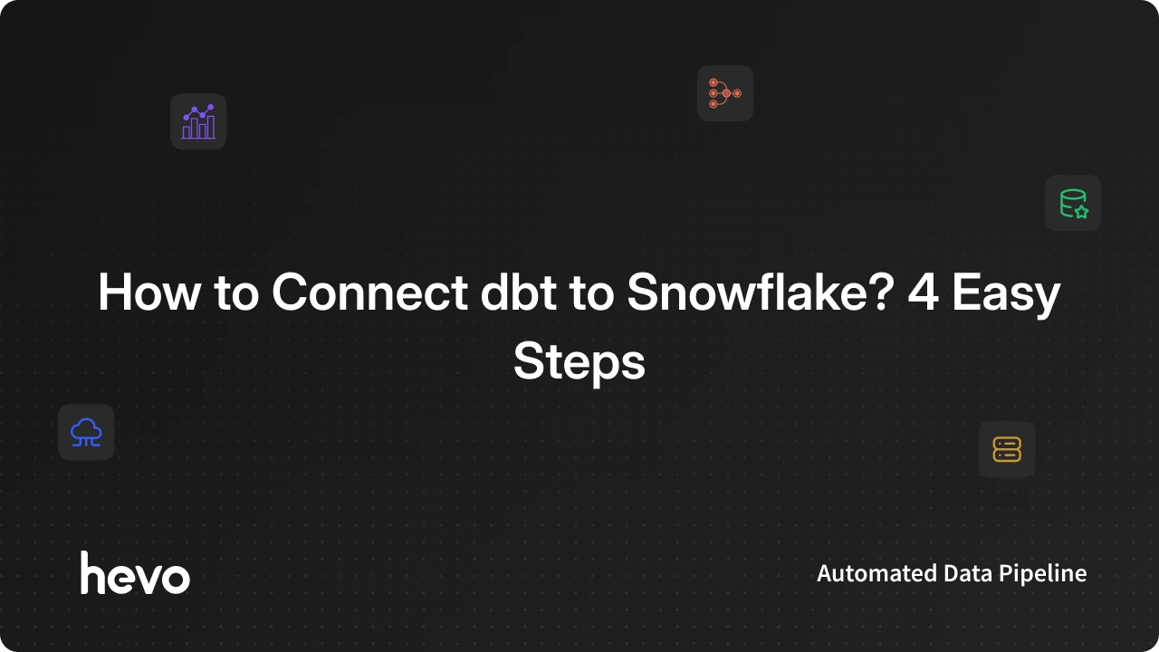How to Connect dbt to Snowflake? 4 Easy Steps | Hevo