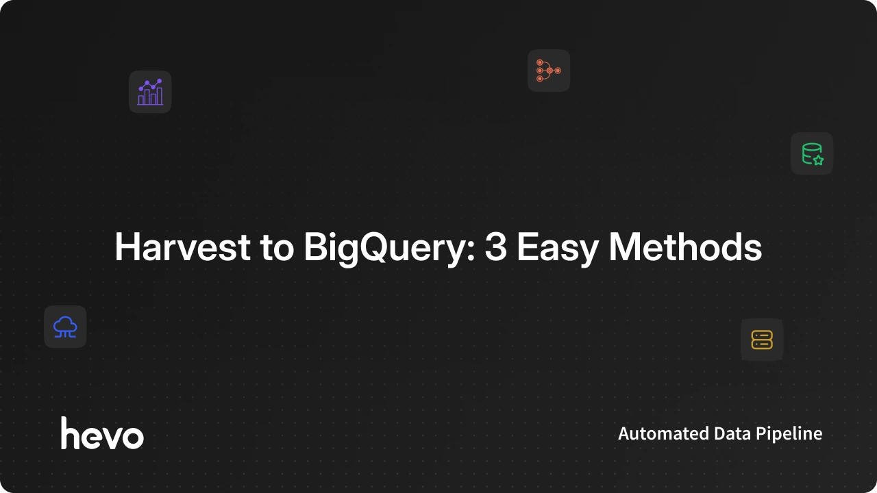 Harvest to BigQuery Integration in Minutes!
