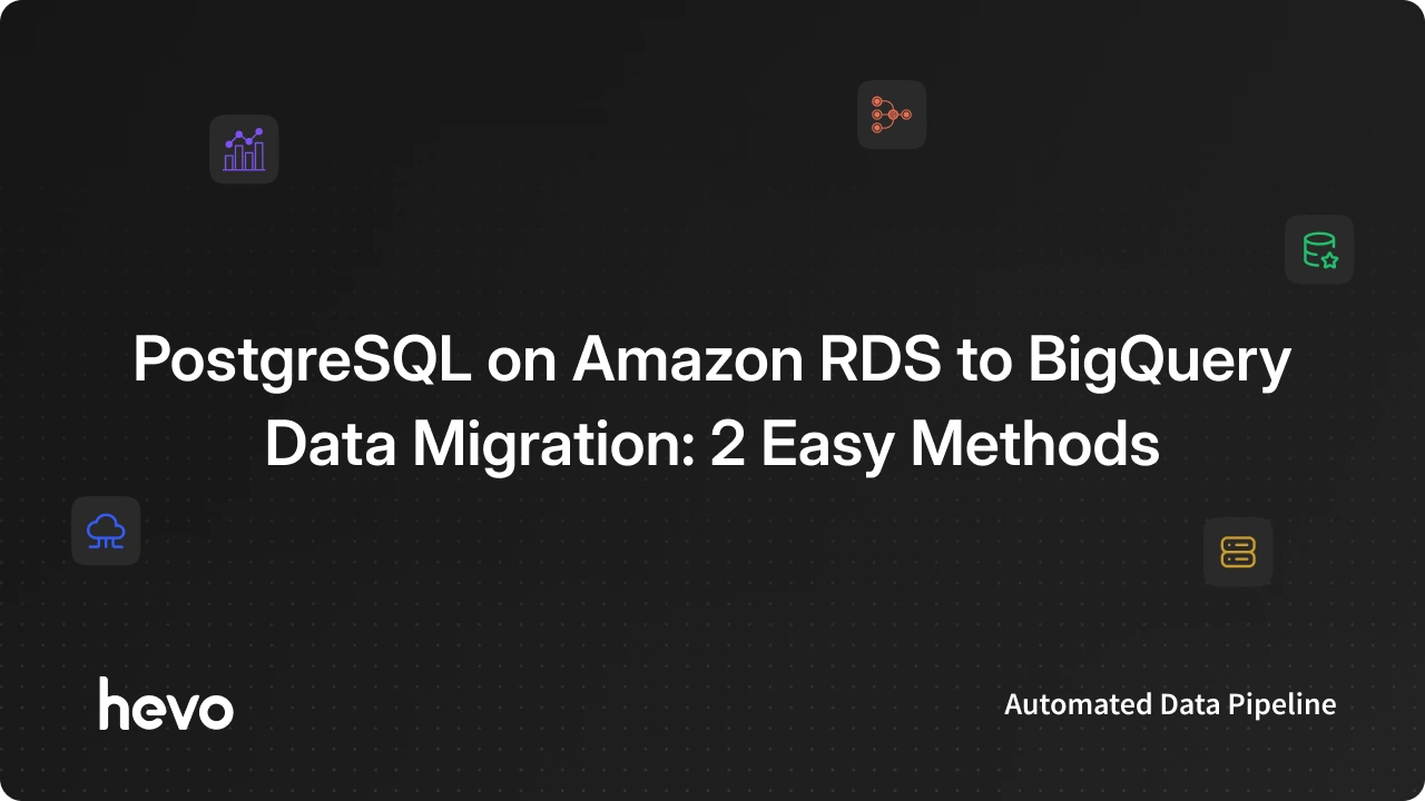 Connect PostgreSQL on Amazon RDS to BigQuery in Minutes!