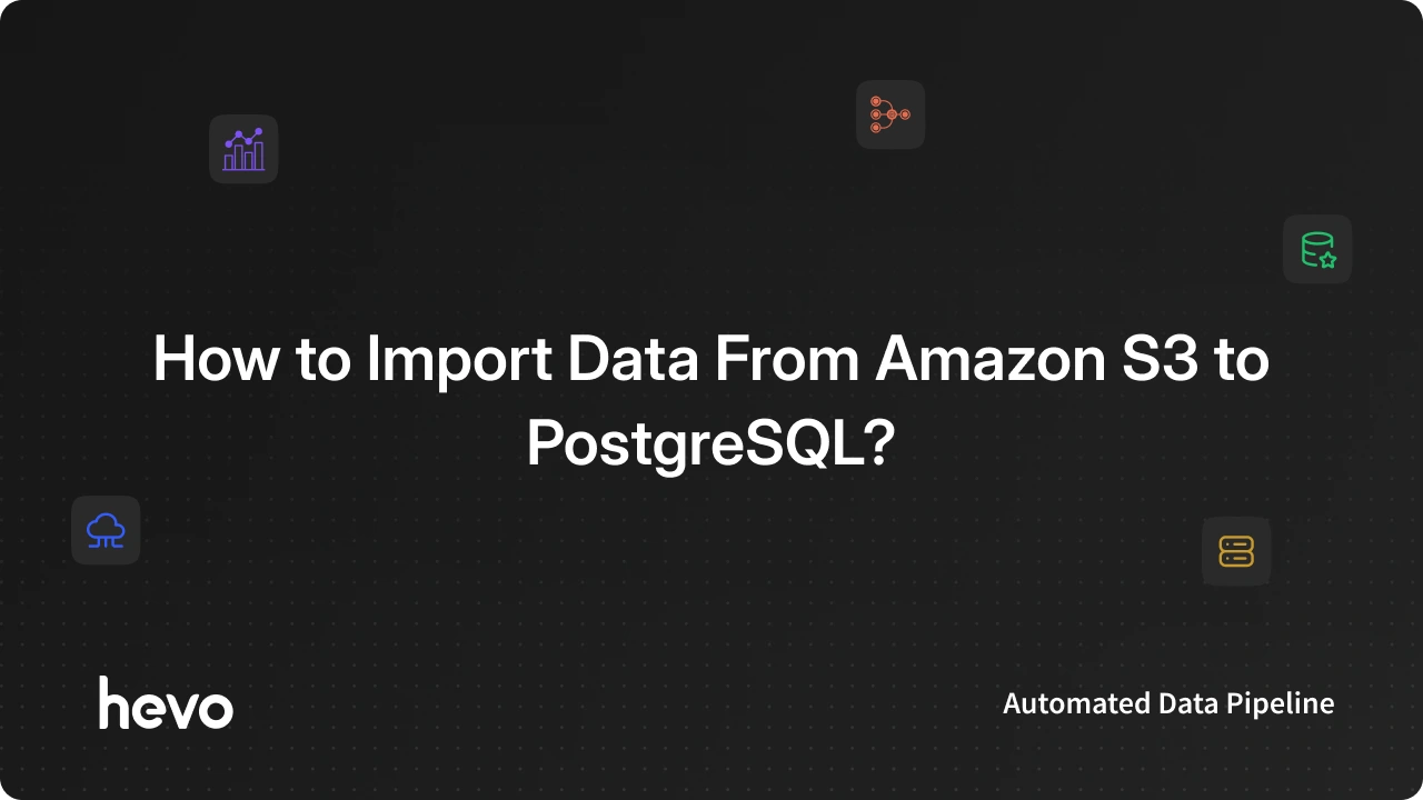 How to import data from Amazon S3 to PostgreSQL?