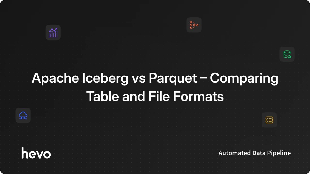 Apache Iceberg vs Parquet: File Format VS Table Format