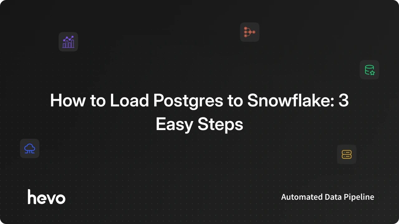 How to Connect Postgres to Snowflake?[+no-code option]