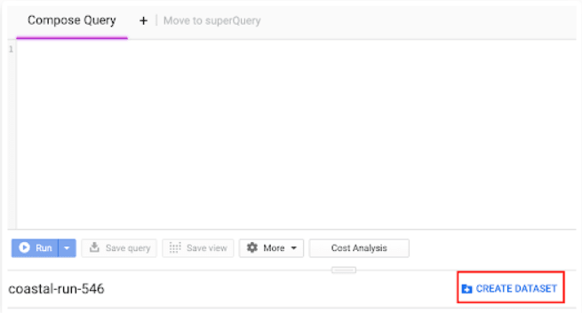 PostgreSQL to BigQuery: Creating the Dataset