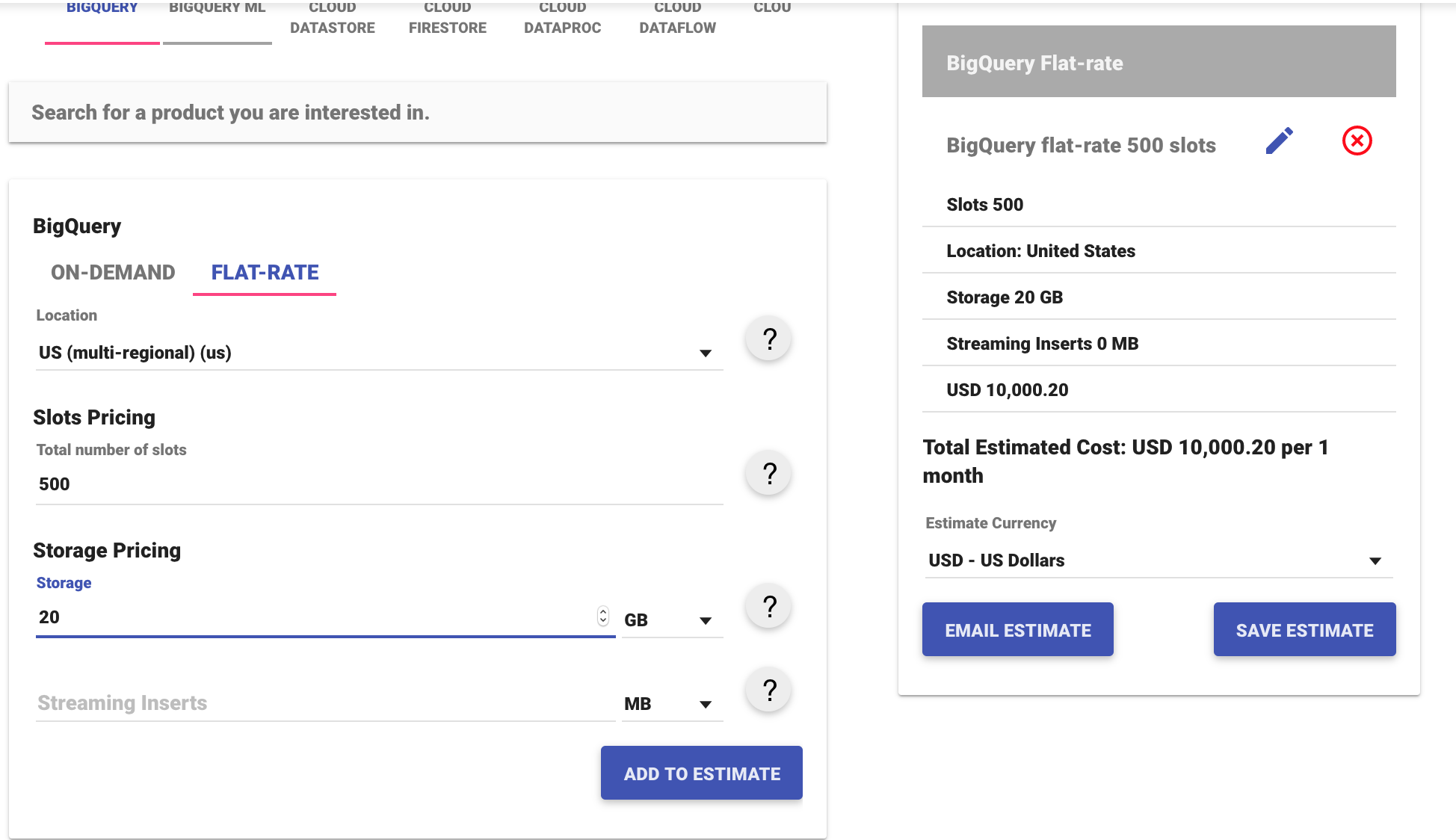 Google BigQuery pricing: BigQuery Pricing - FlatRate