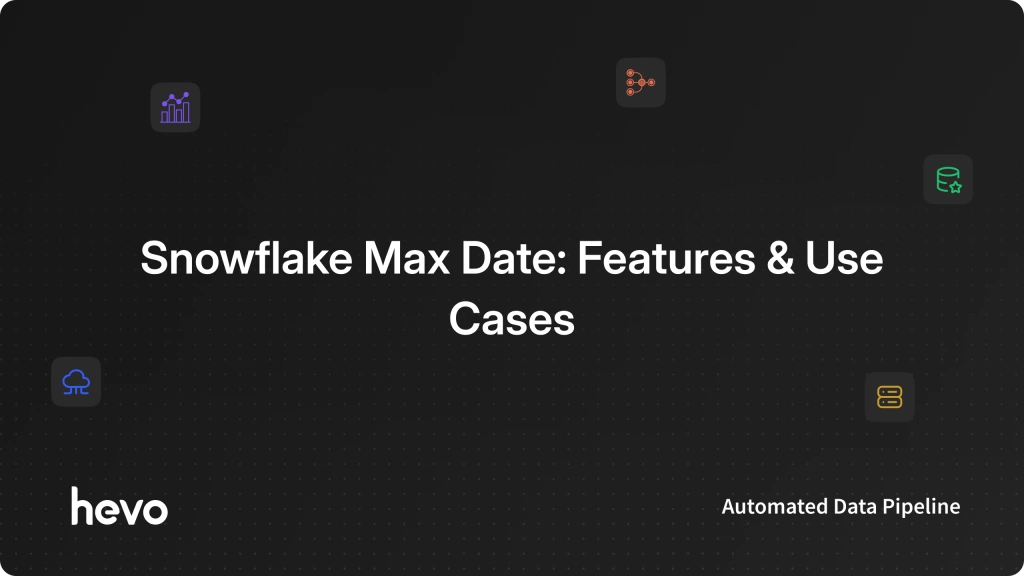 Snowflake Max Date: Features & Use Cases - Learn | Hevo