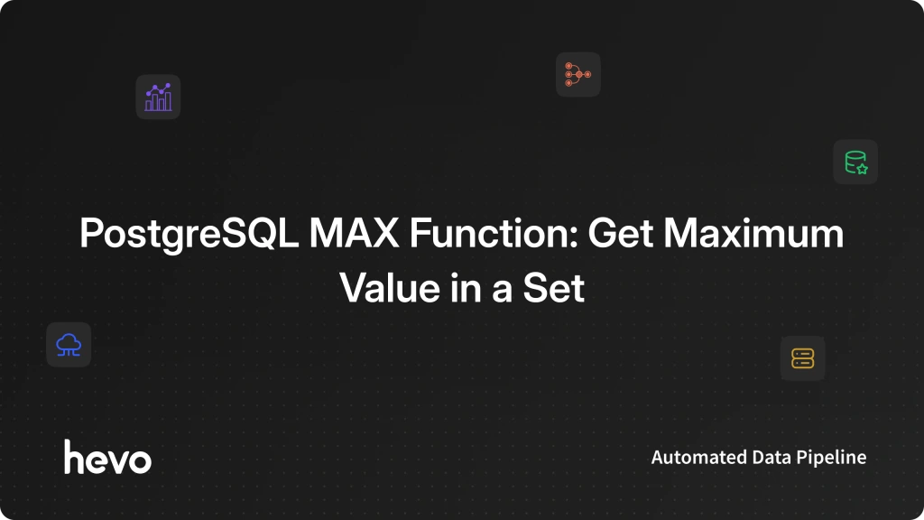PostgreSQL MAX() Function: Syntax, Working & Examples