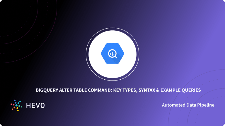 Tag - BigQuery Alter Table Commands - Learn | Hevo