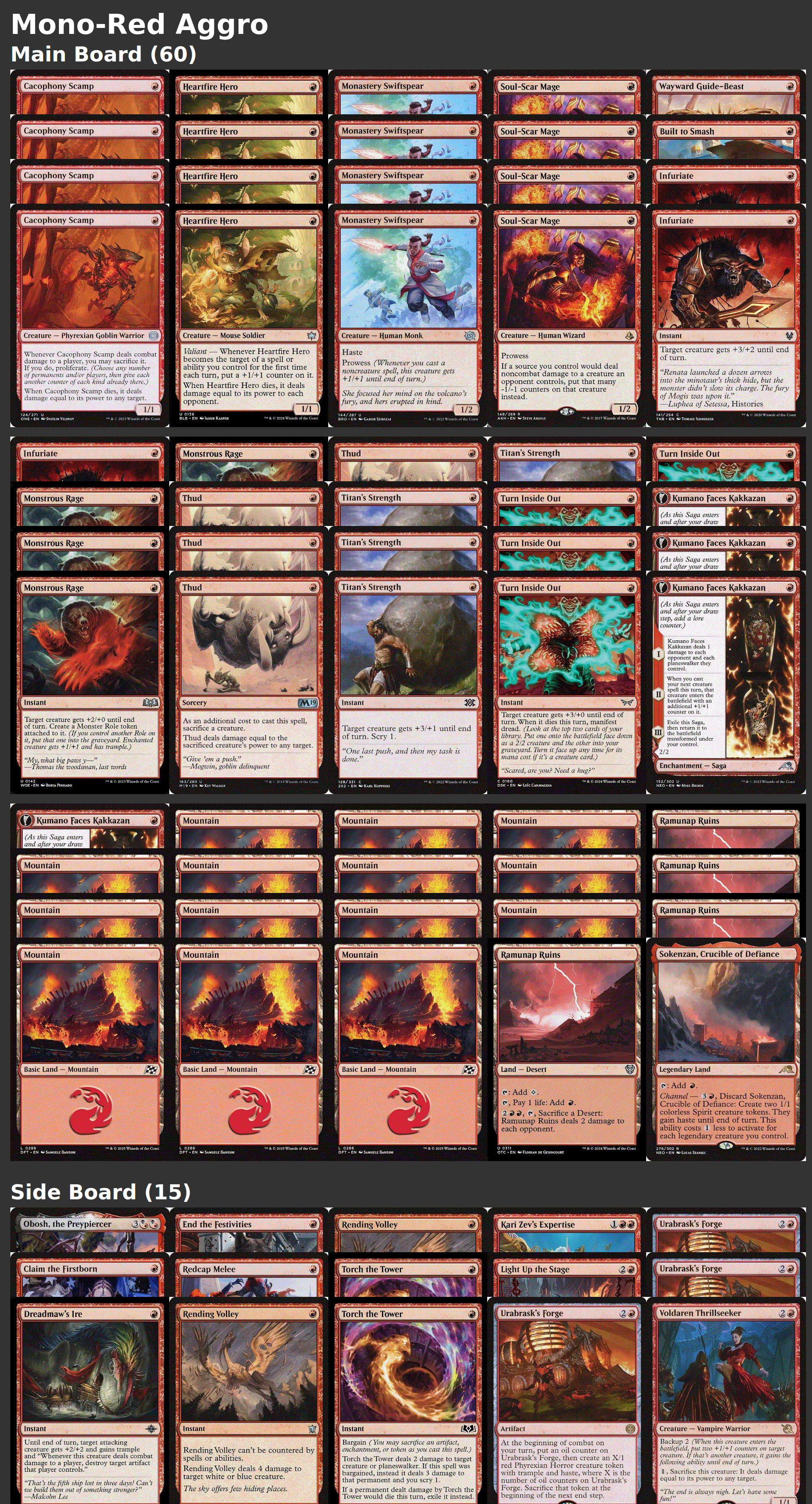 Mono-Red Aggro