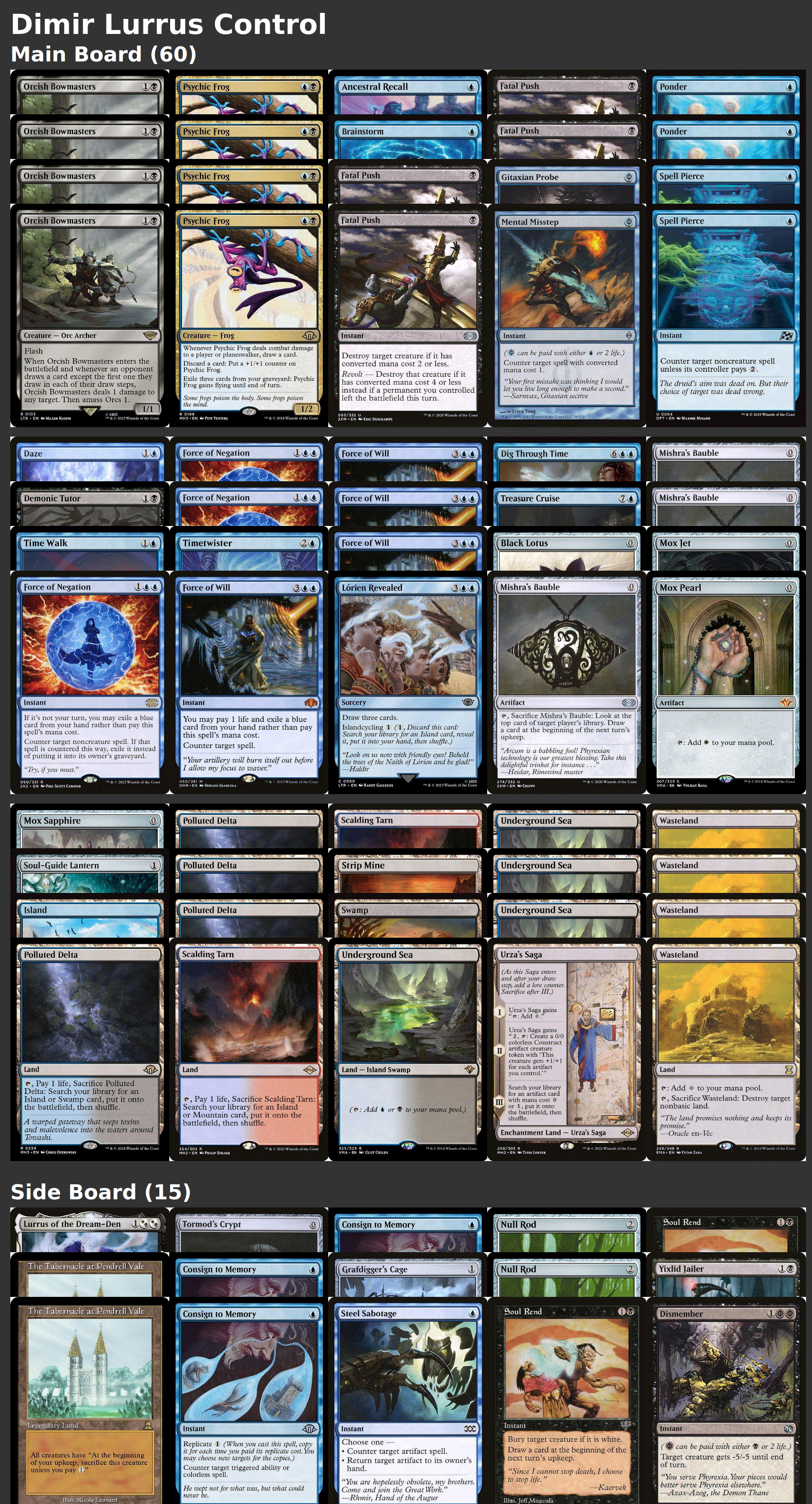 Dimir Lurrus Control