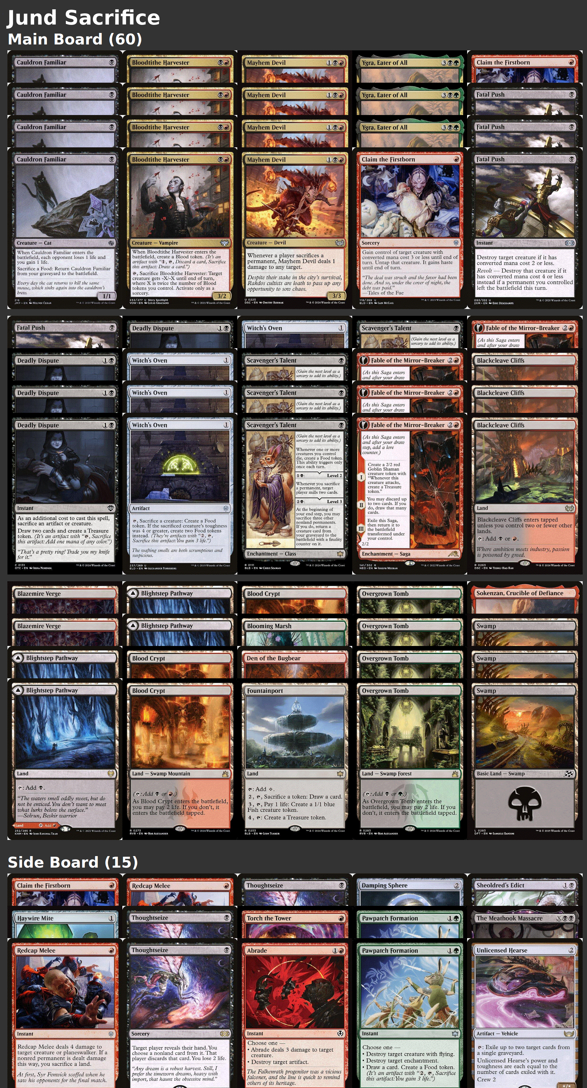 Jund Sacrifice