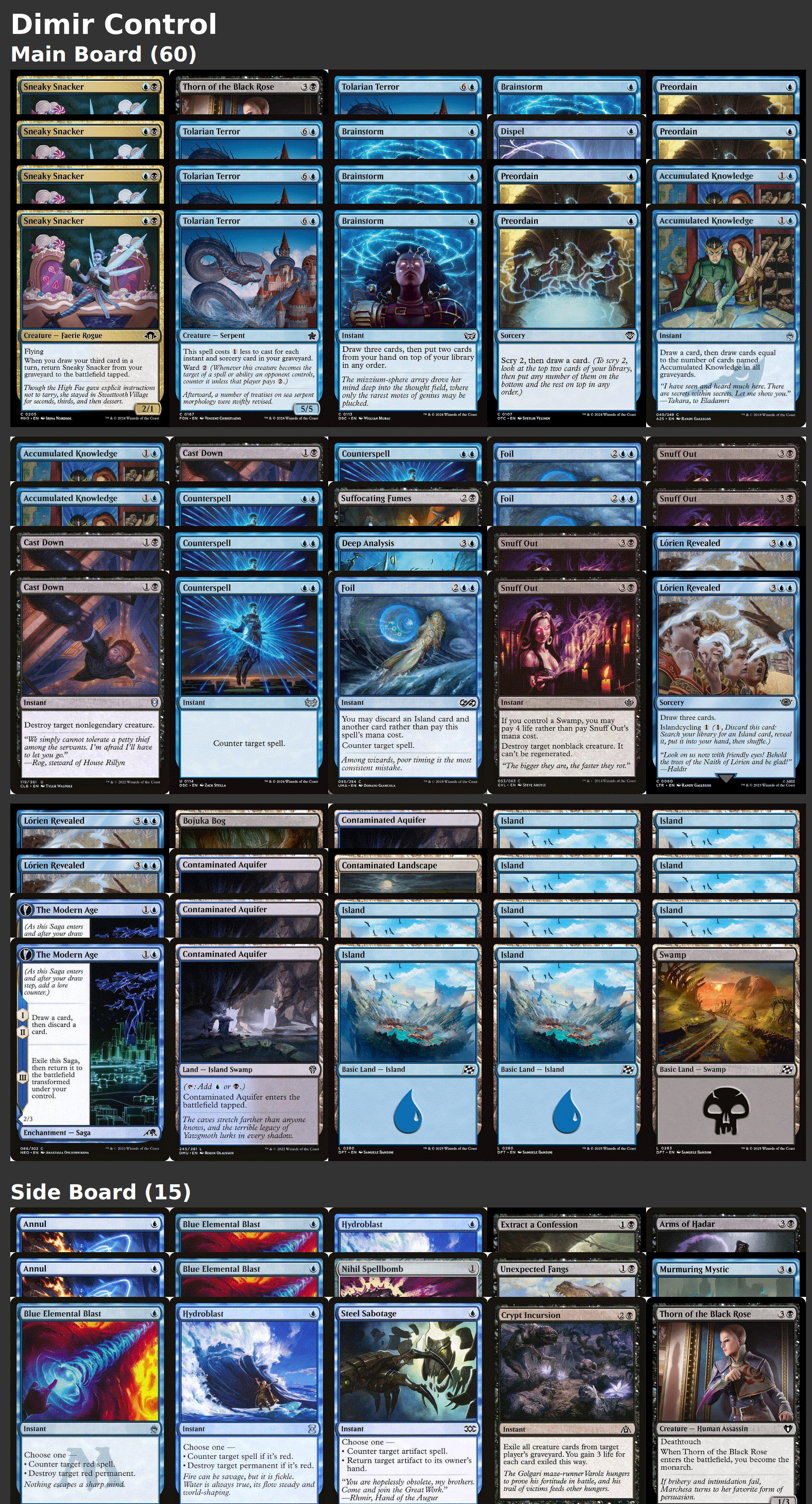 Dimir Control
