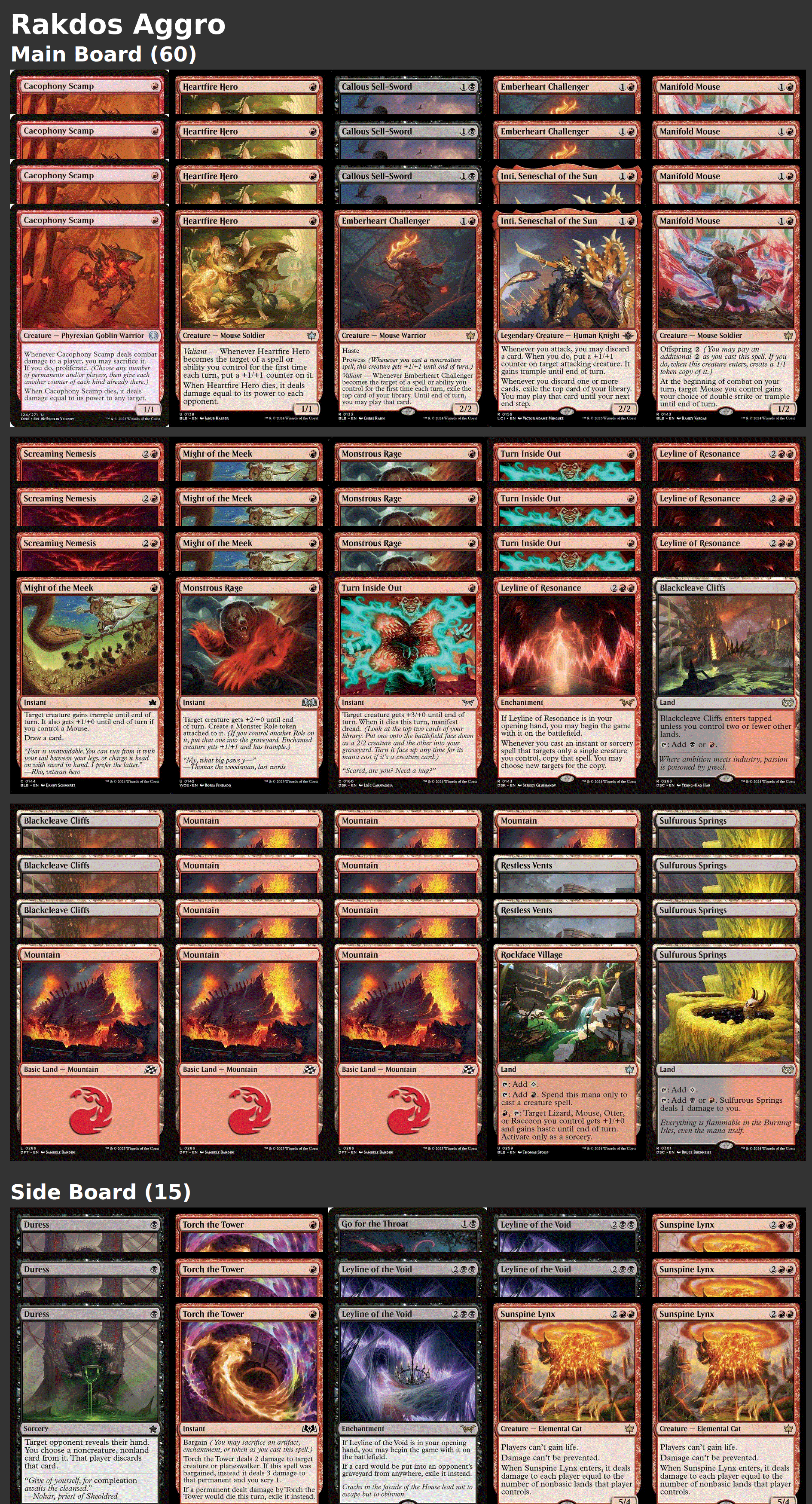 Rakdos Aggro