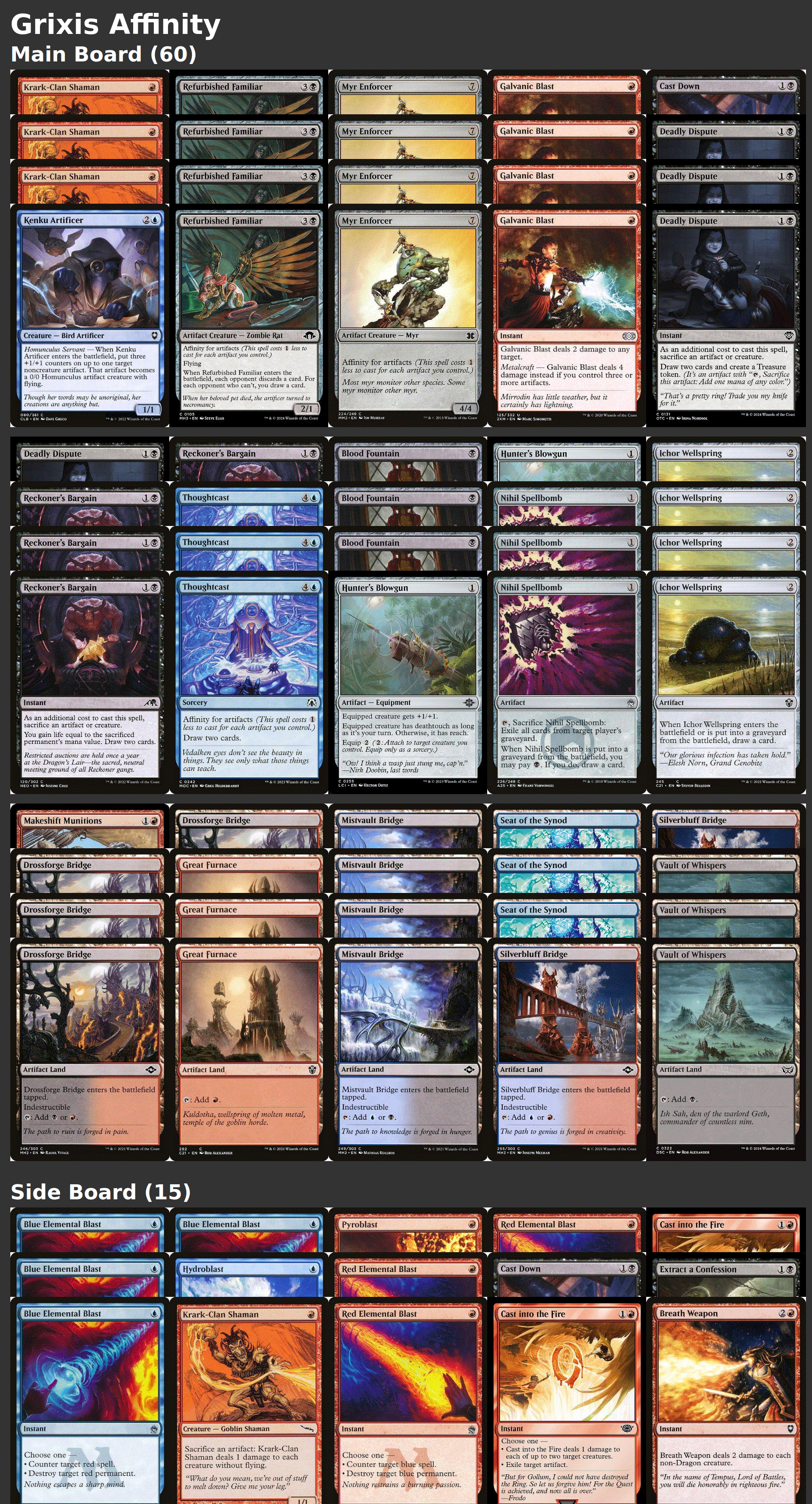 Grixis Affinity
