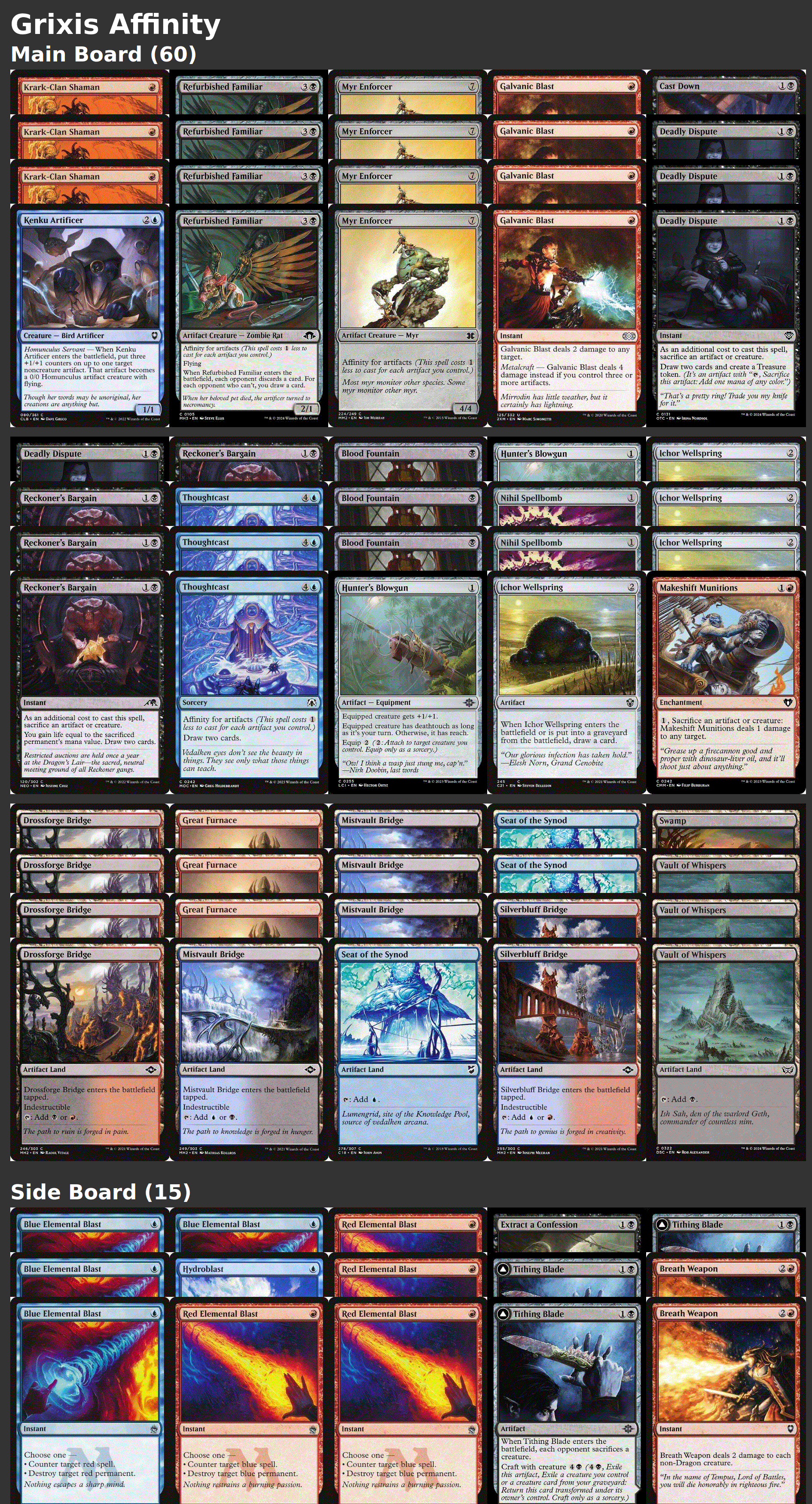 Grixis Affinity