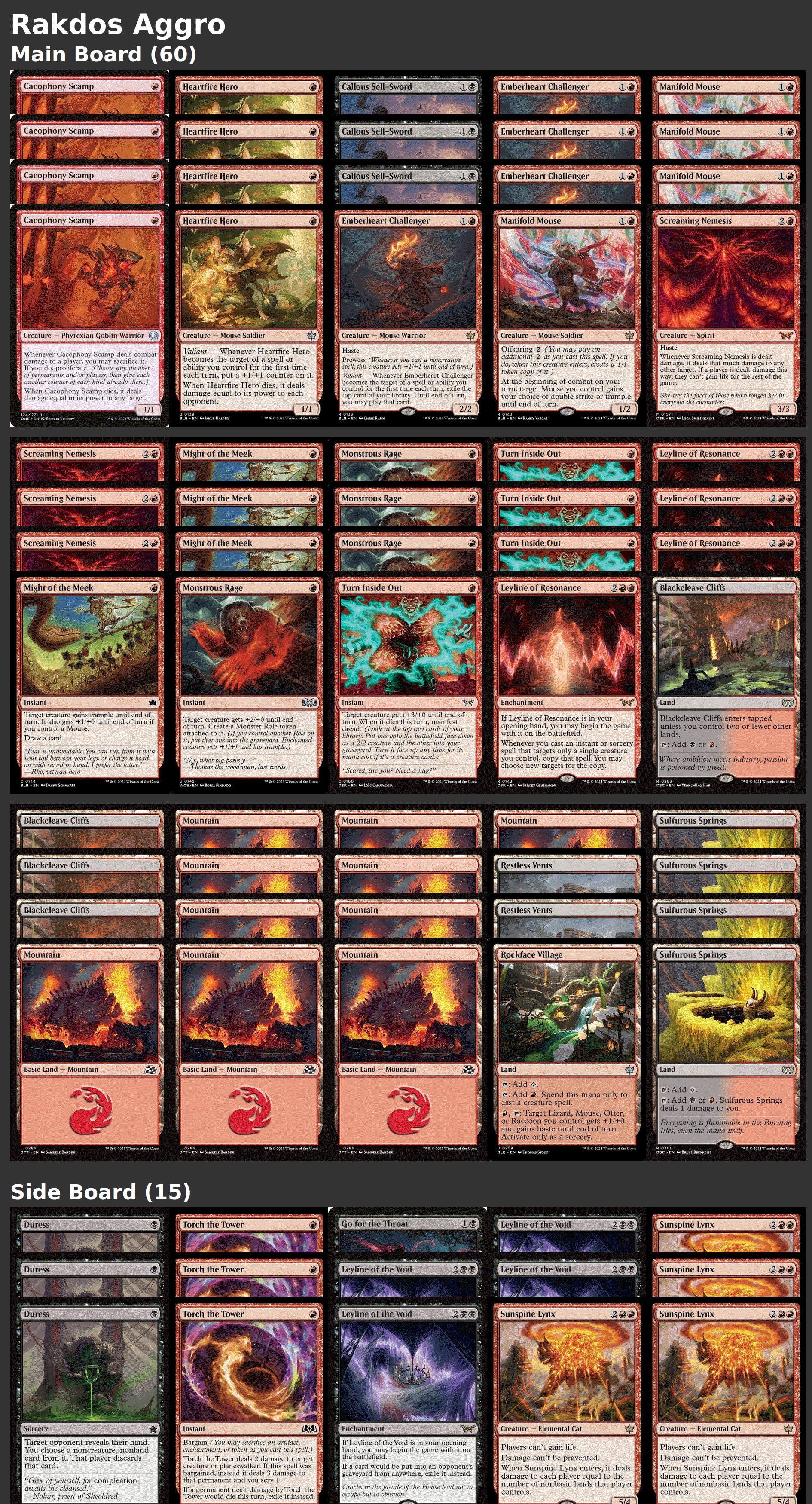 Rakdos Aggro
