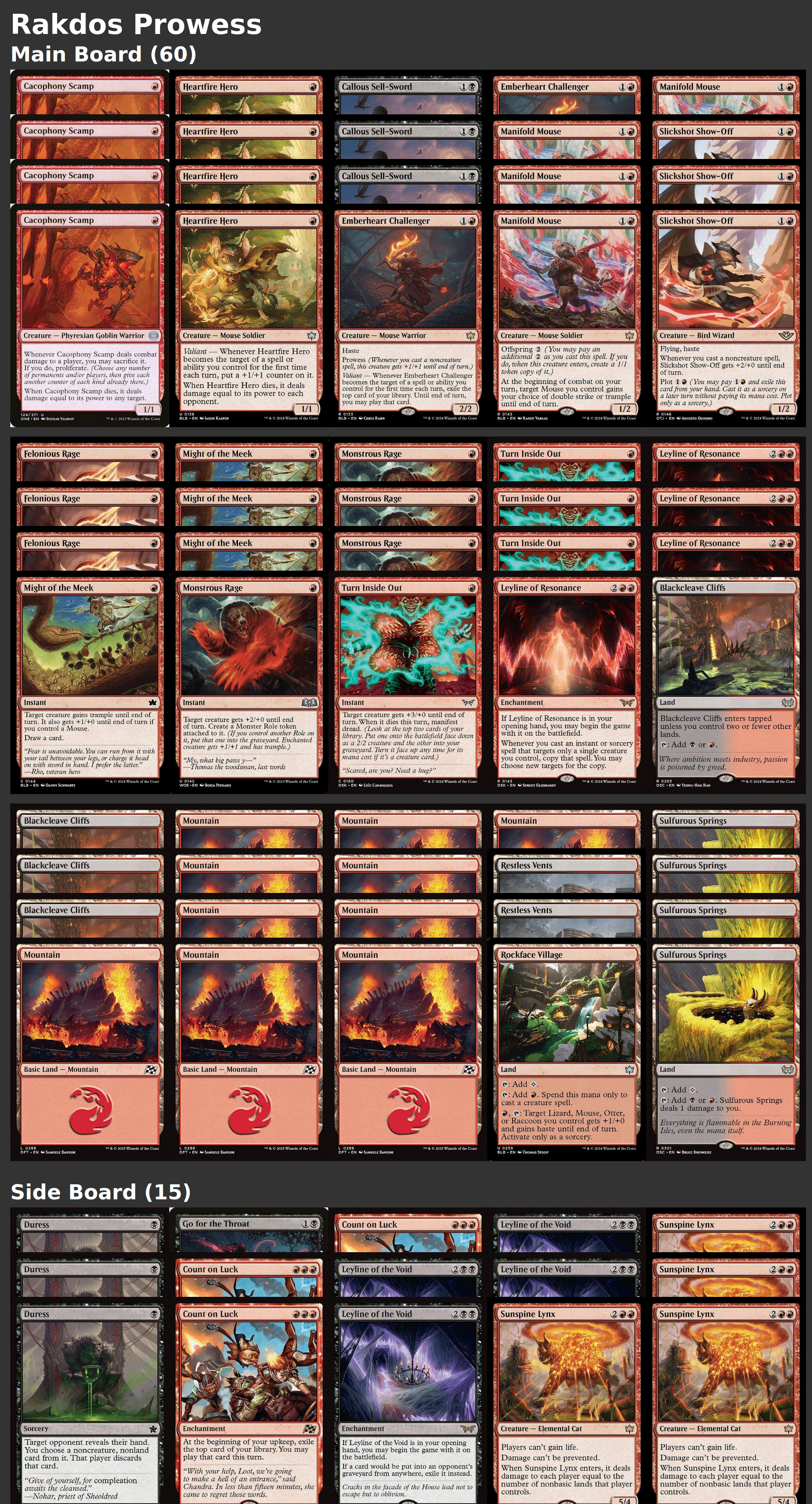 Rakdos Prowess