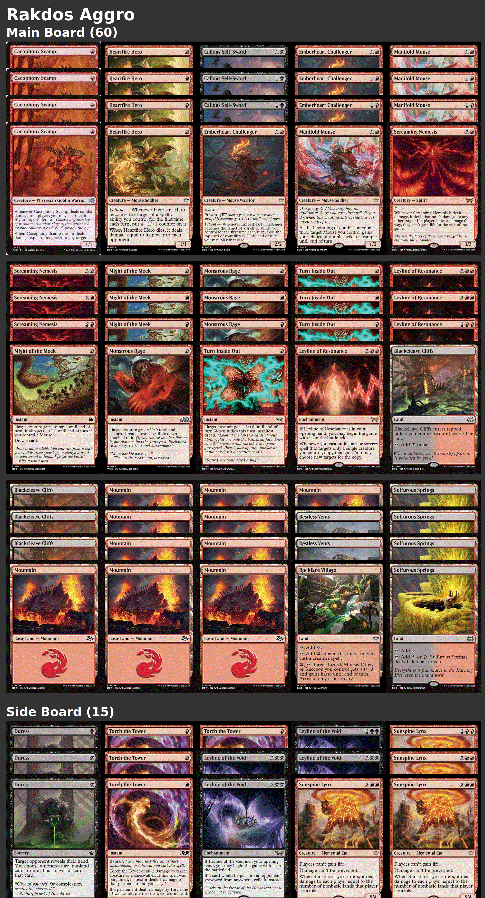Rakdos Aggro