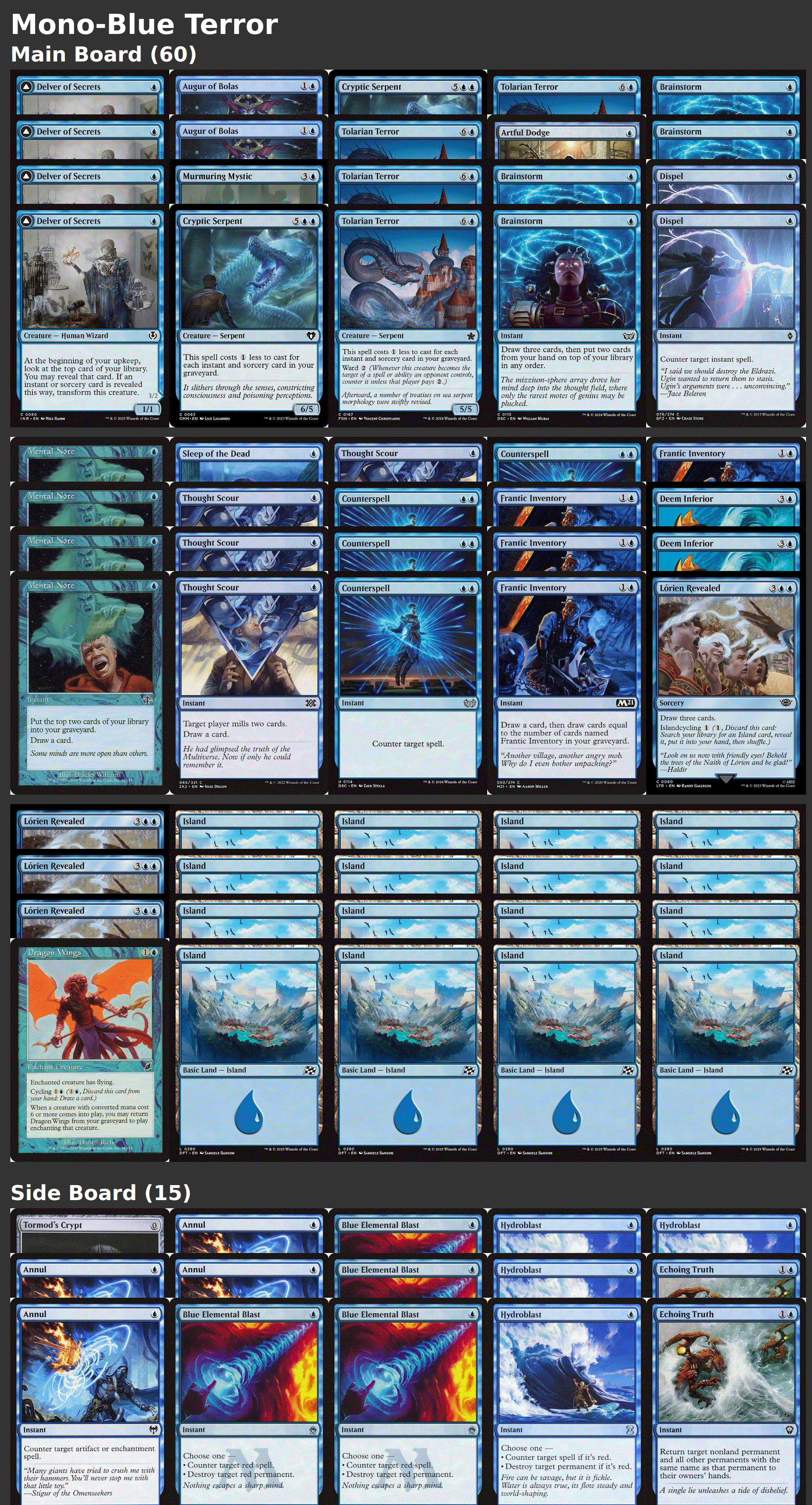 Mono-Blue Terror