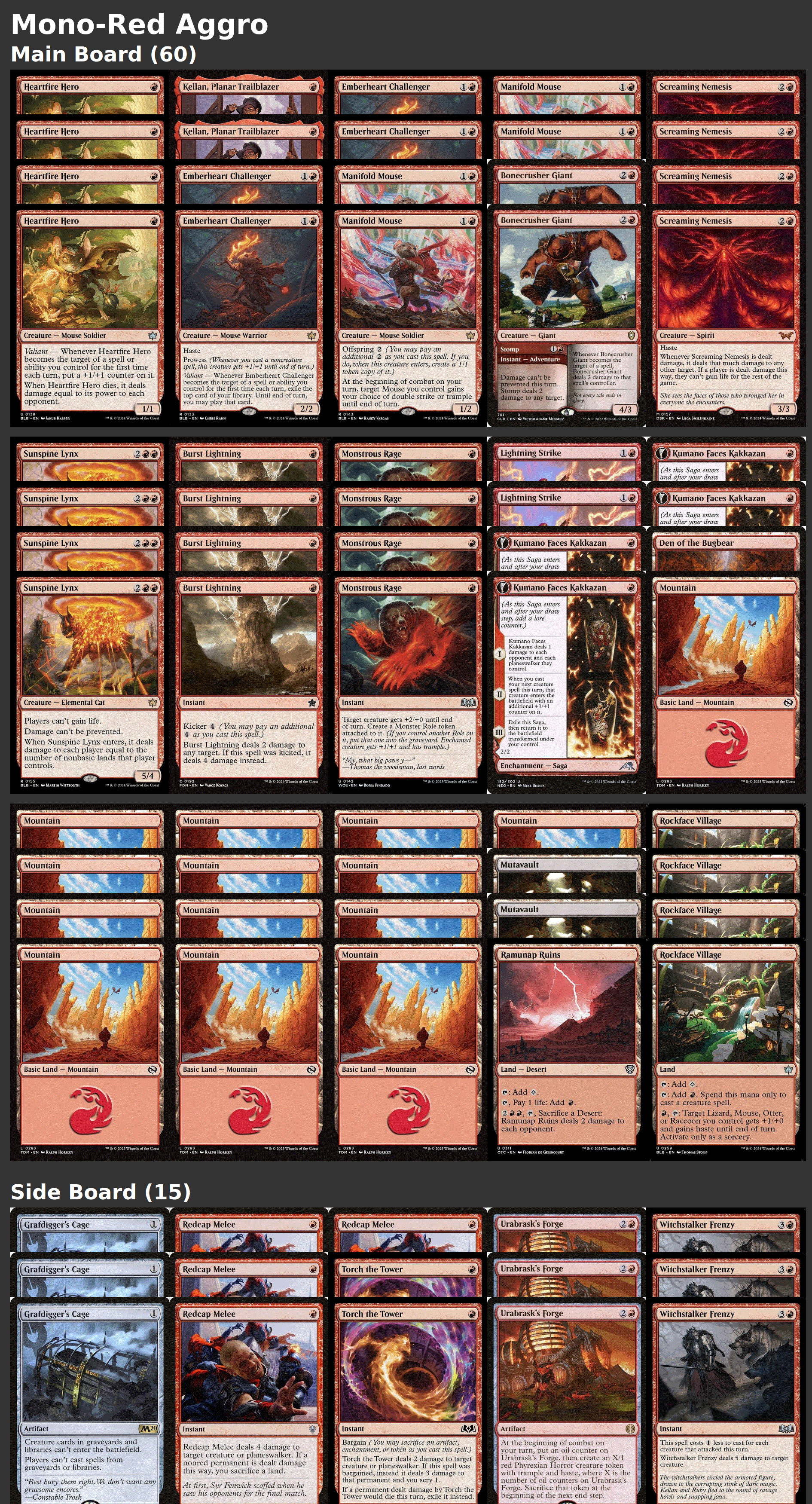 Mono-Red Aggro