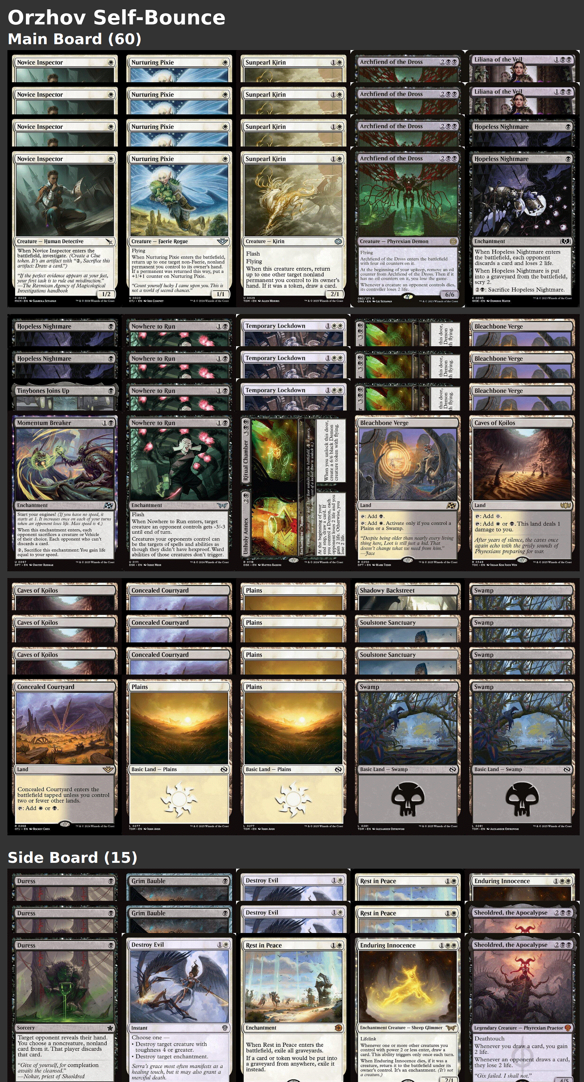 Orzhov Self-Bounce