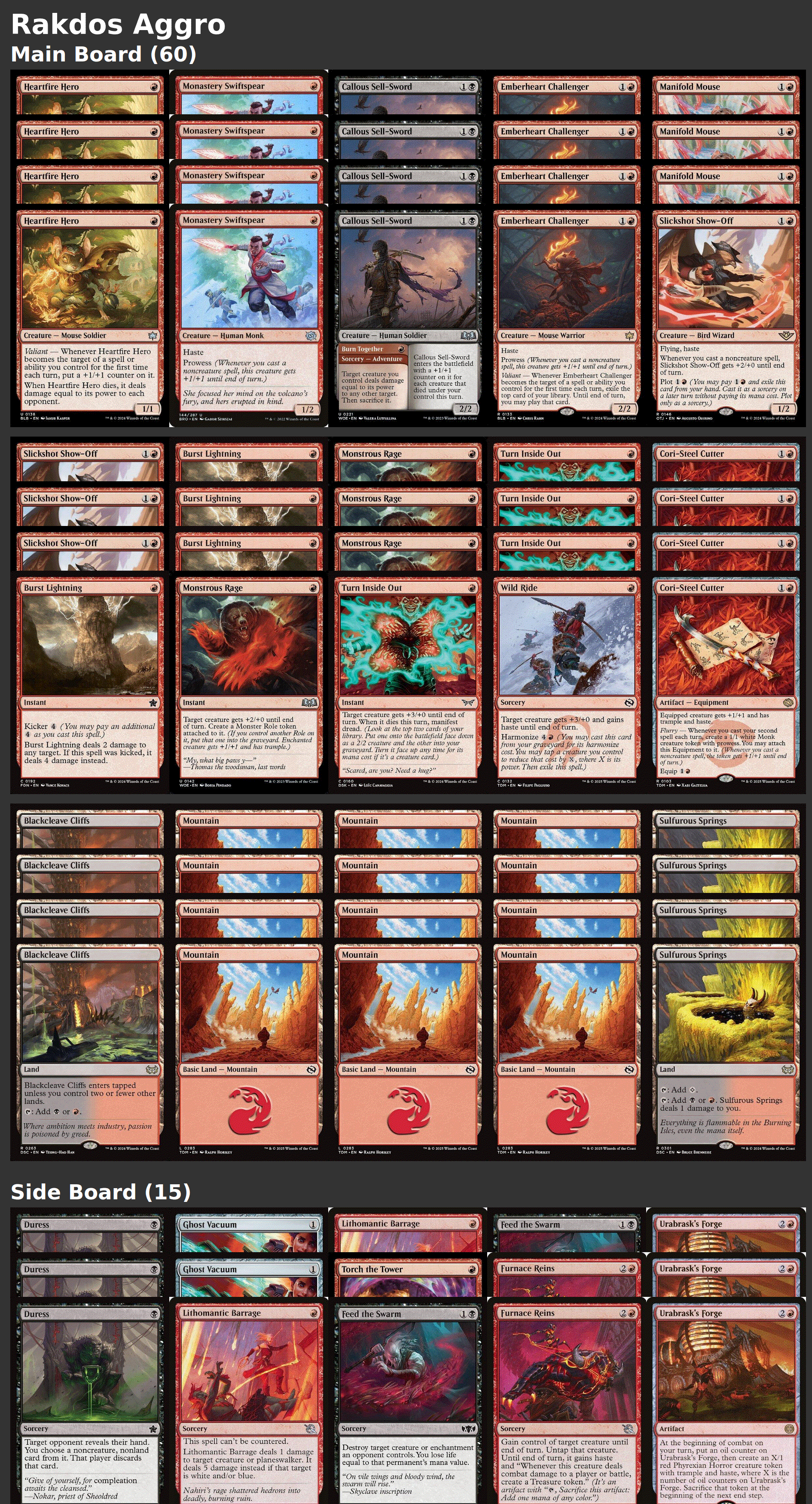 Rakdos Aggro