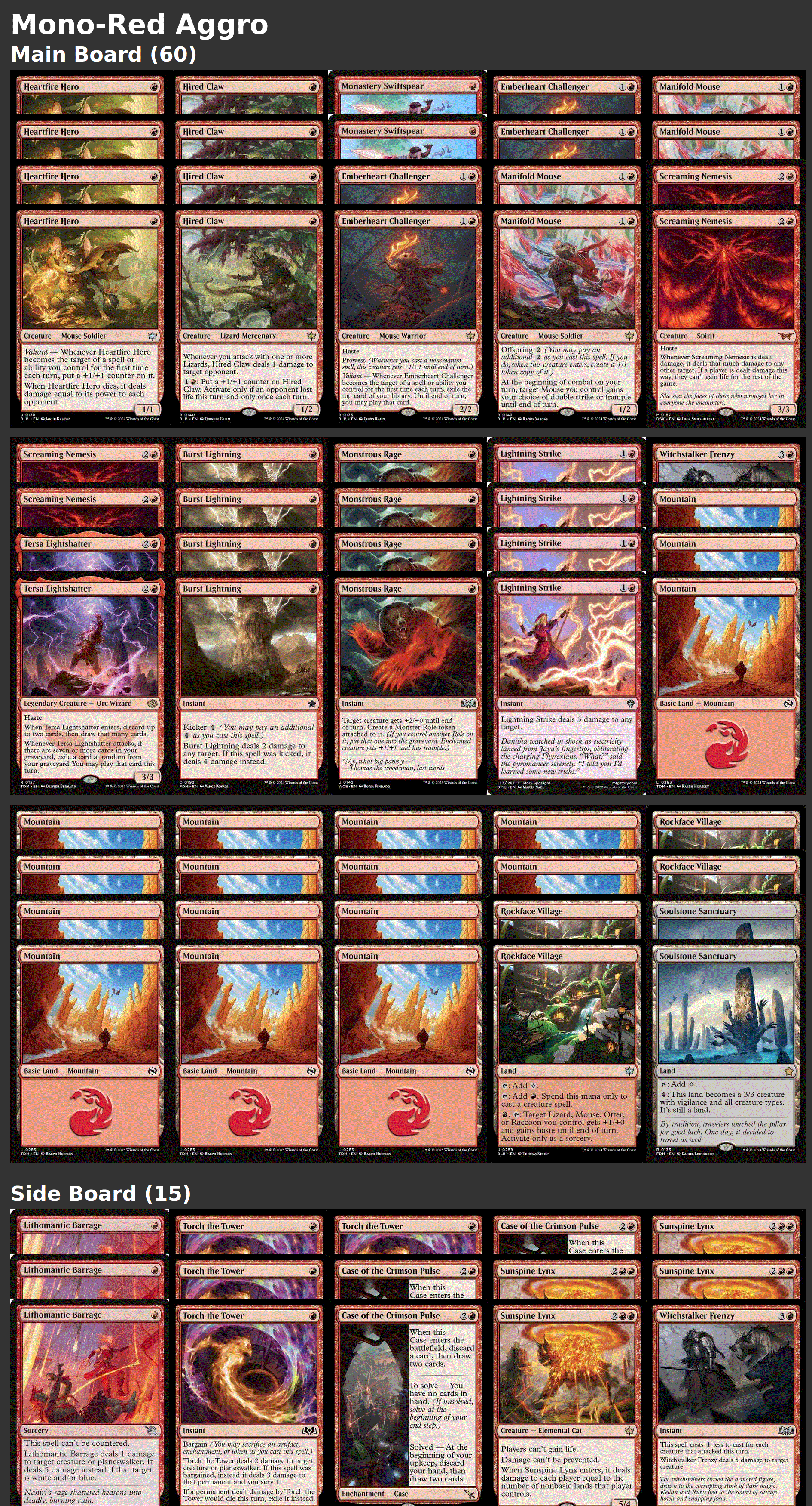 Mono-Red Aggro