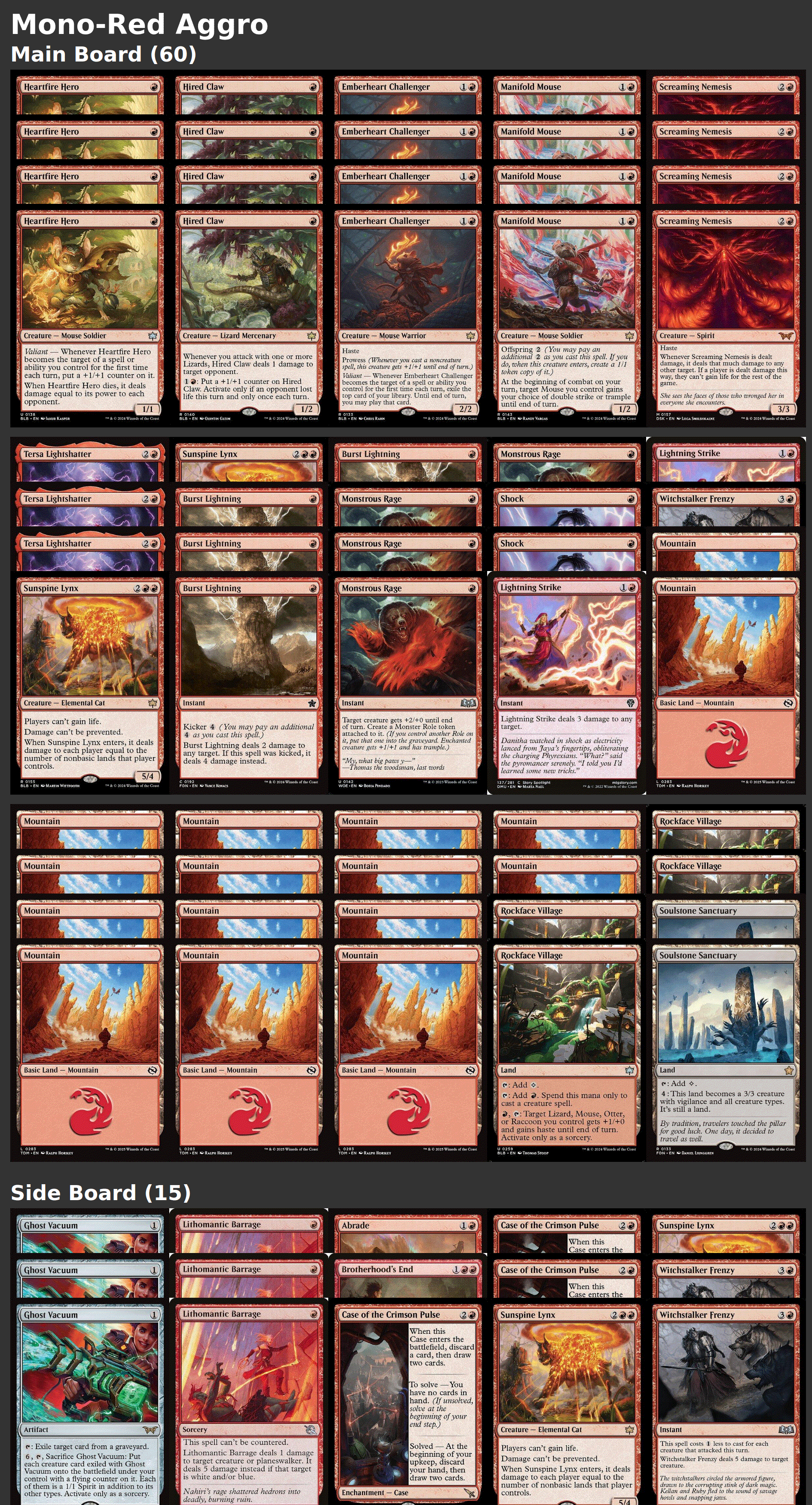 Mono-Red Aggro