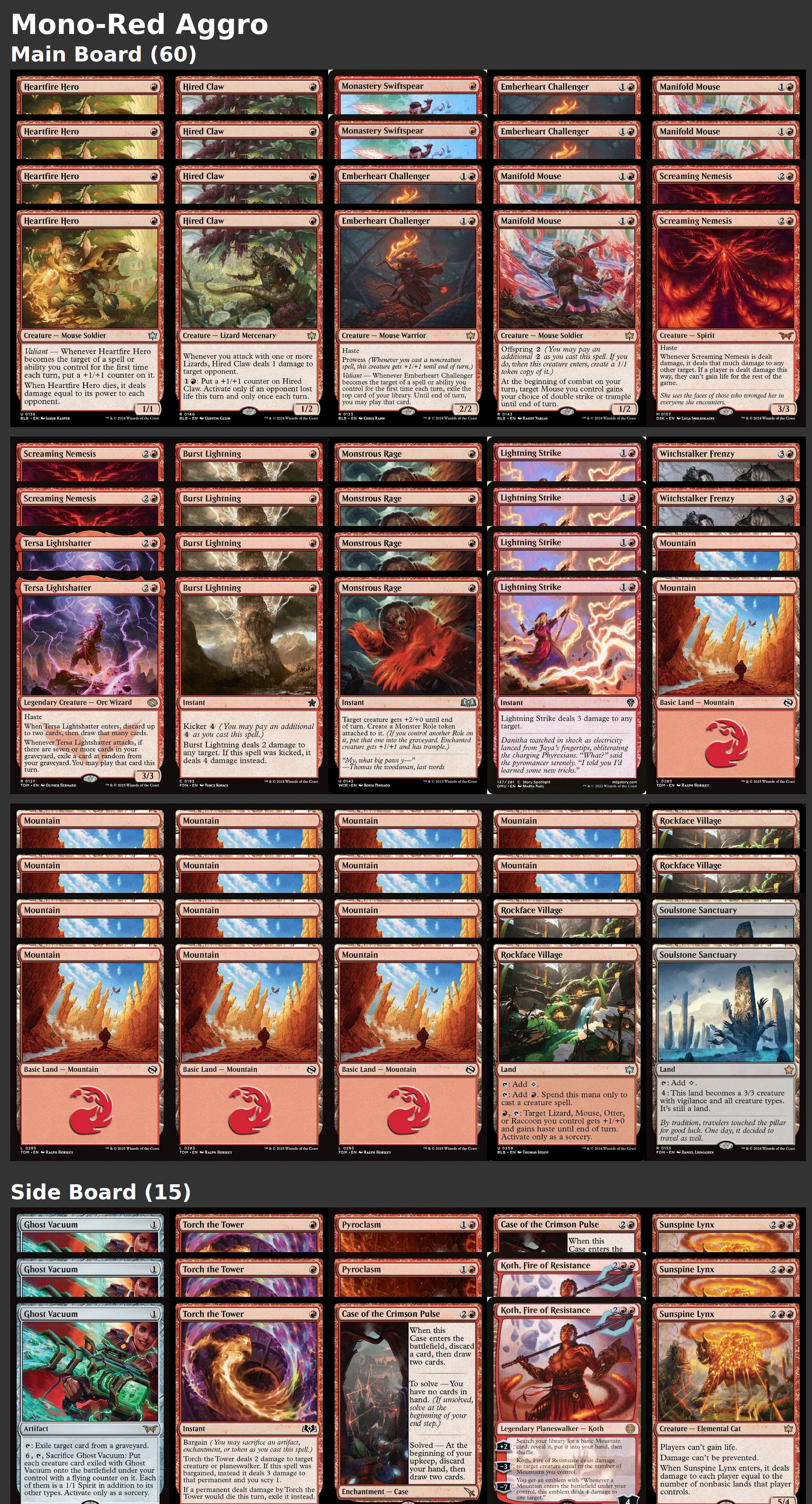 Mono-Red Aggro