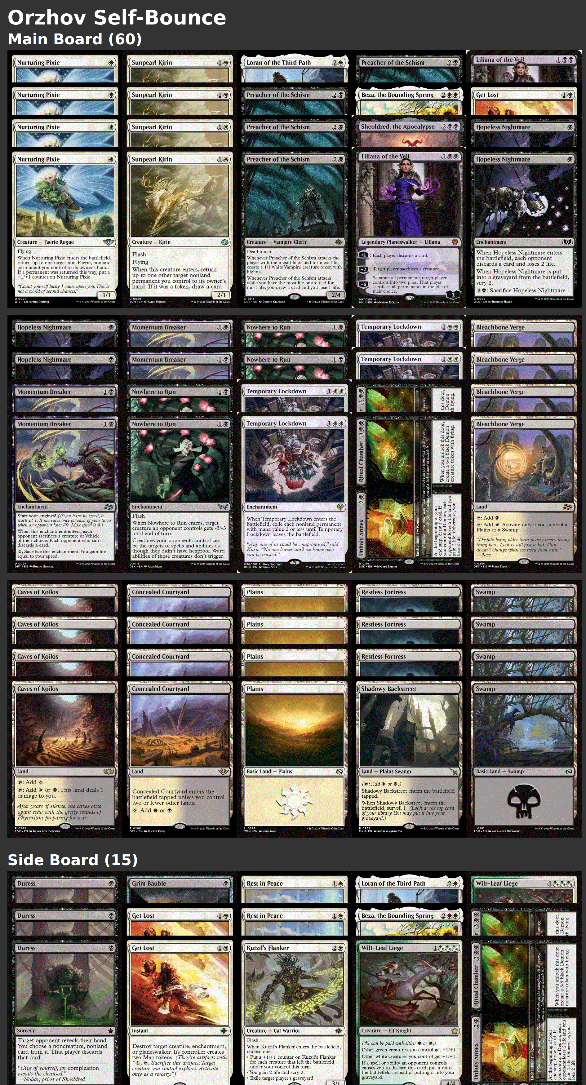 Orzhov Self-Bounce