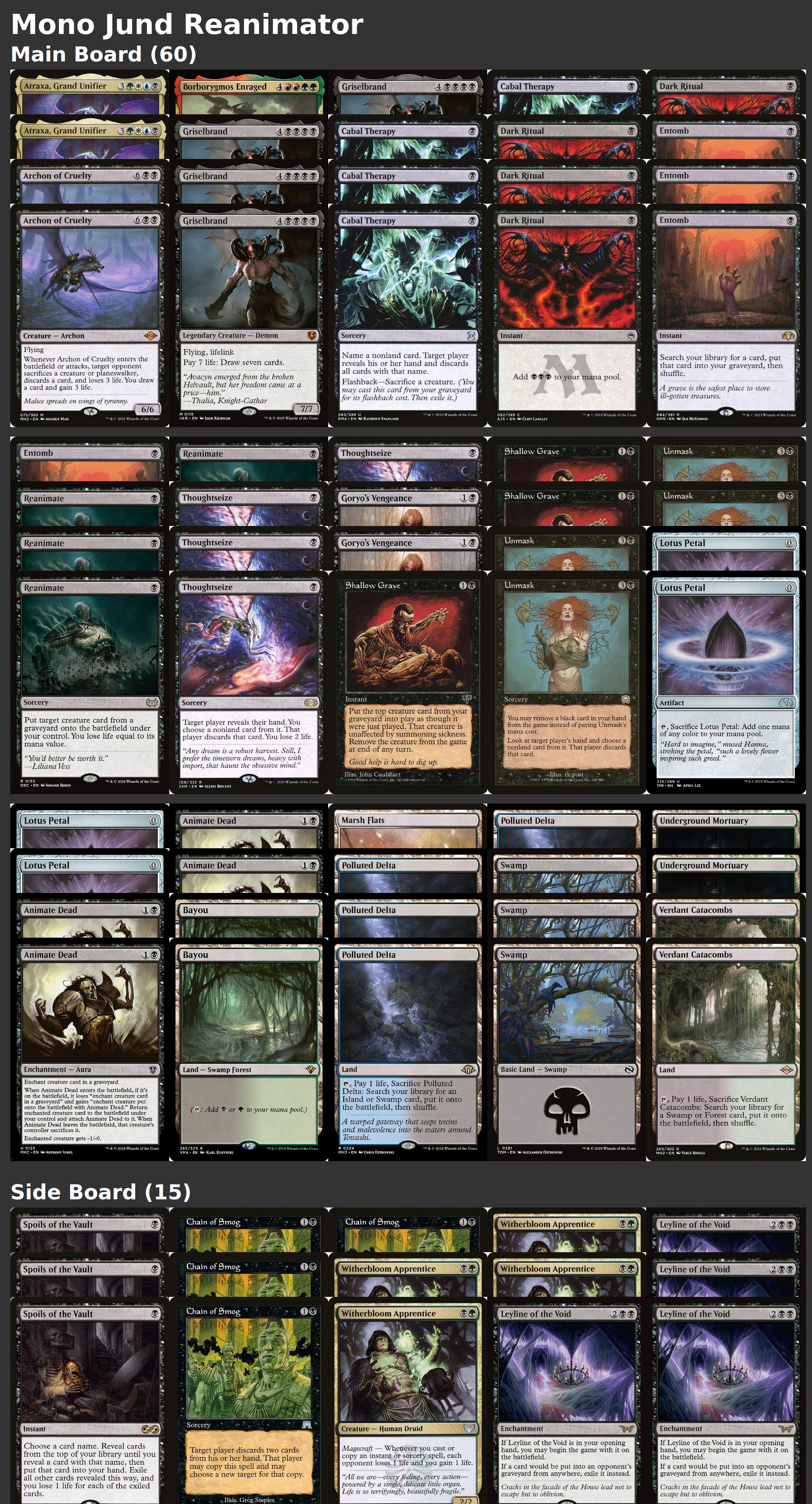 Mono Jund Reanimator