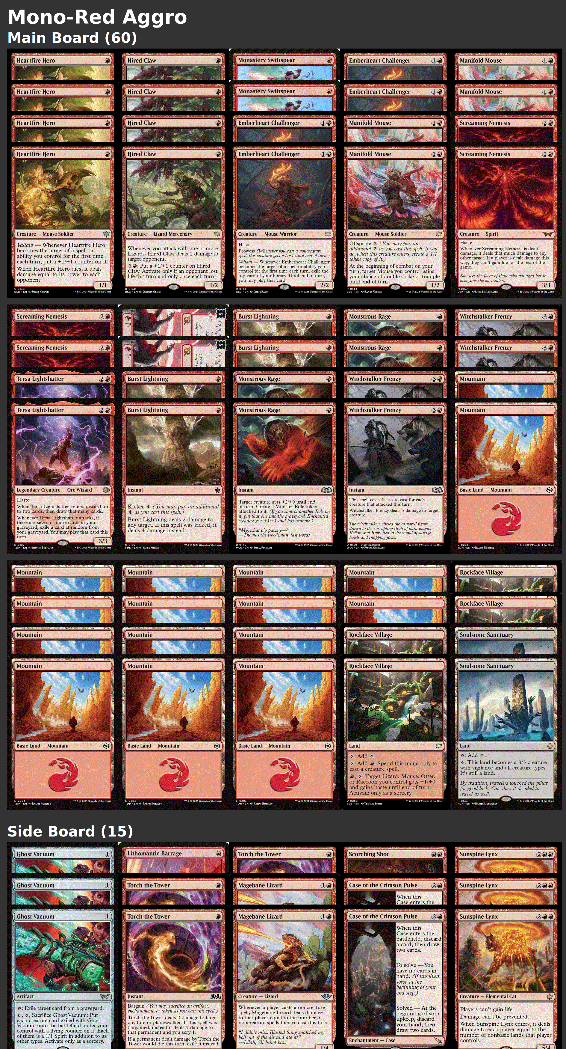 Mono-Red Aggro