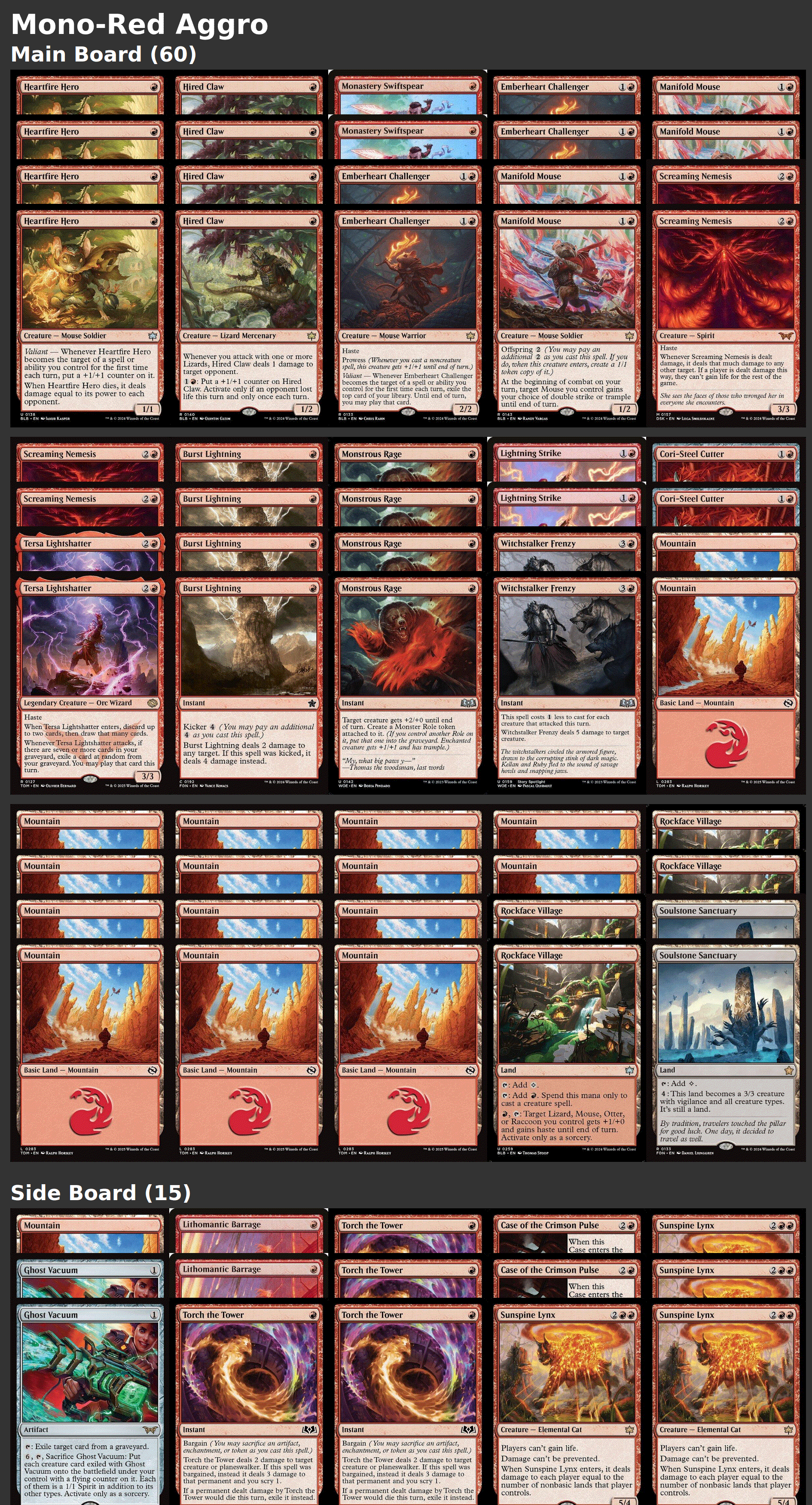 Mono-Red Aggro