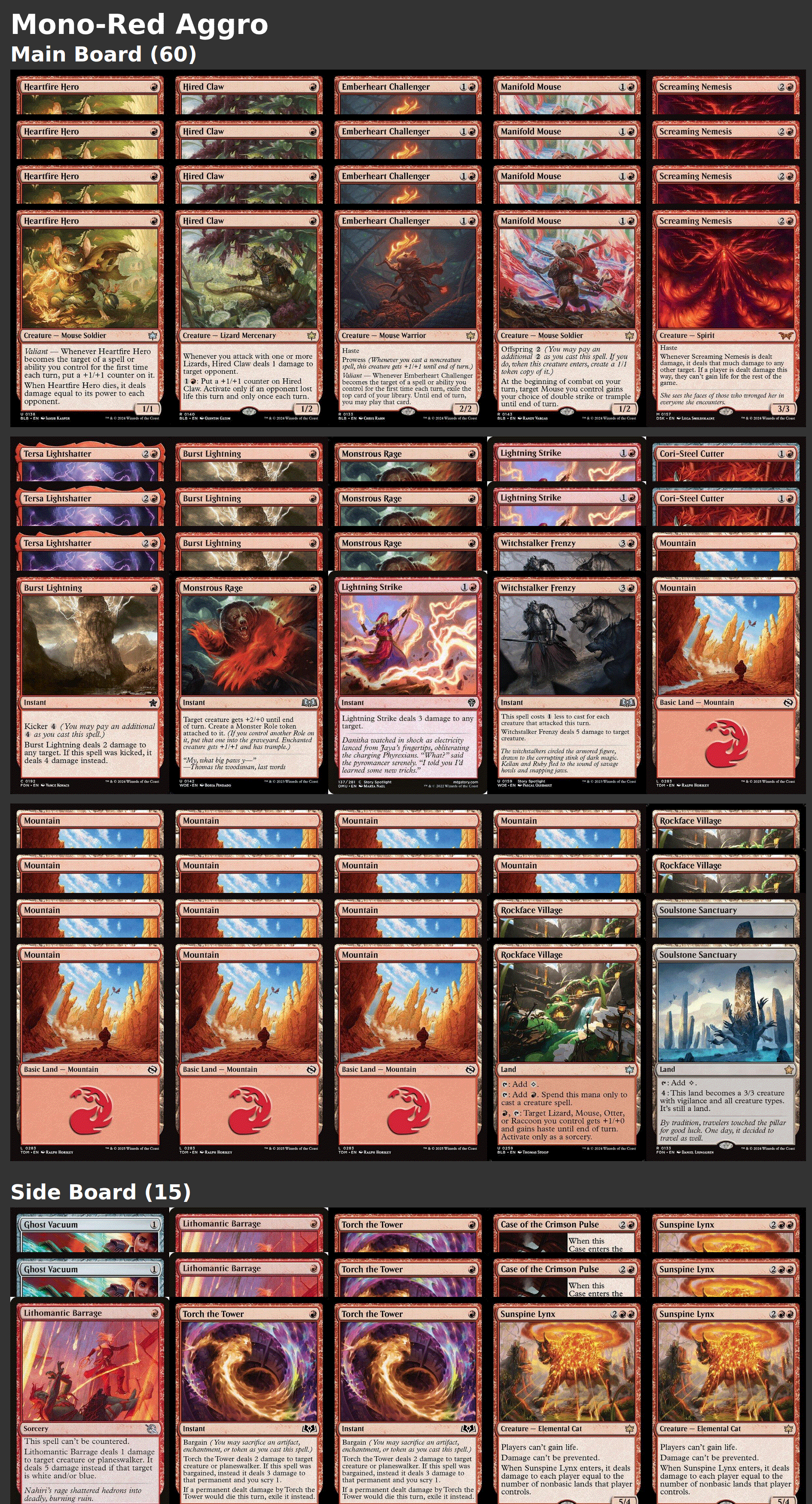 Mono-Red Aggro