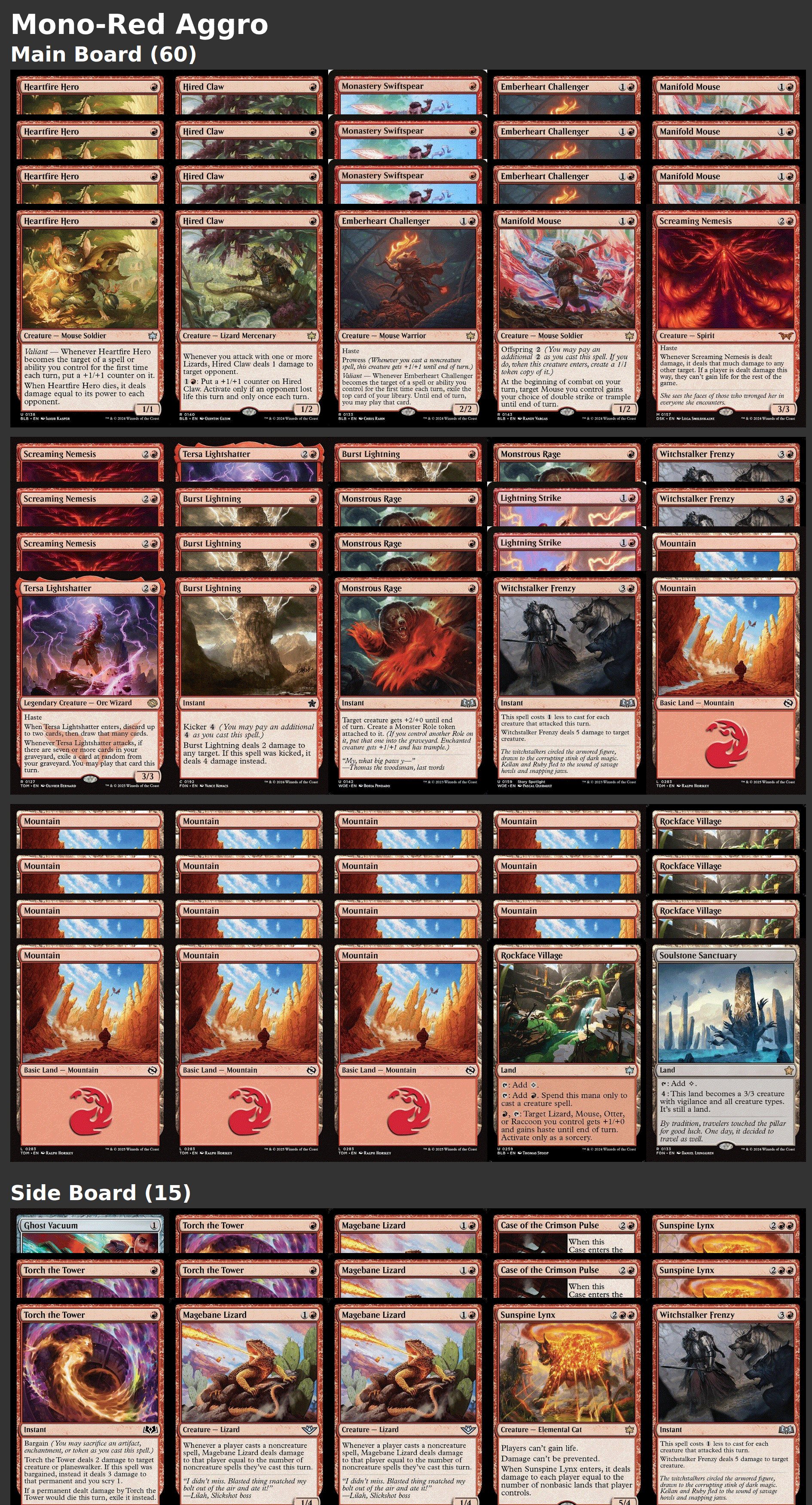 Mono-Red Aggro
