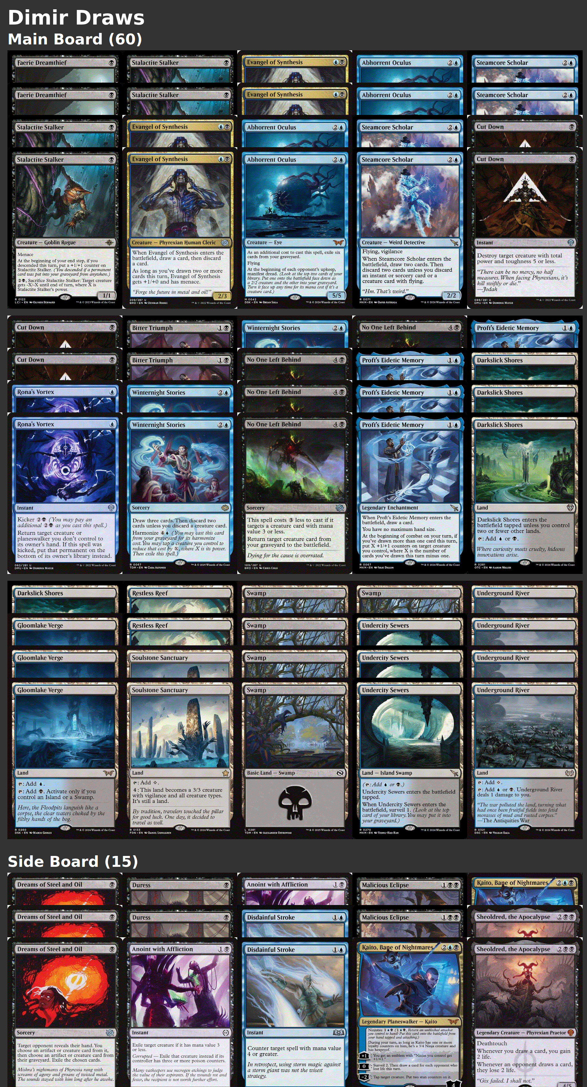 Dimir Draws