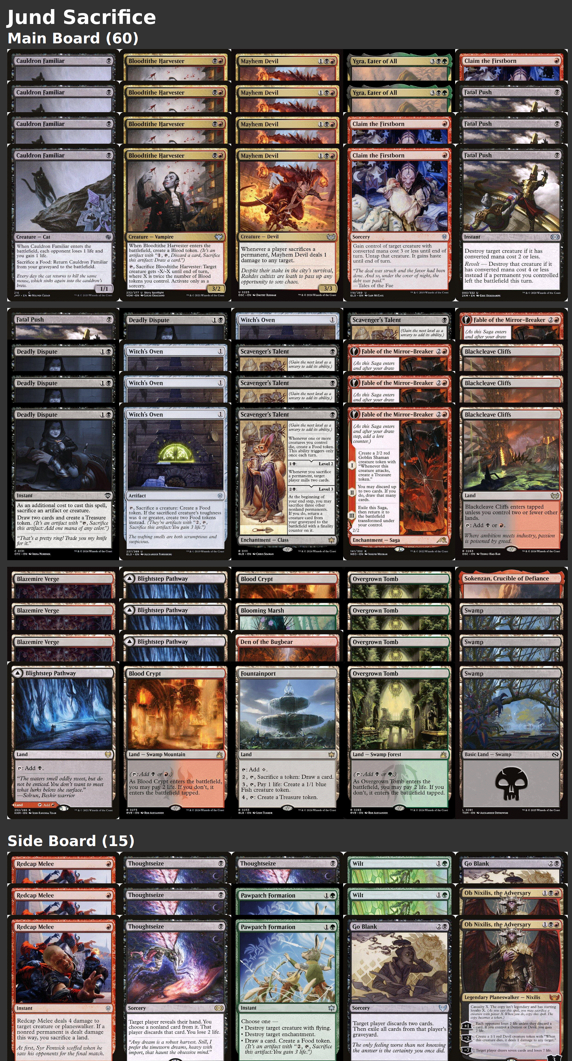 Jund Sacrifice