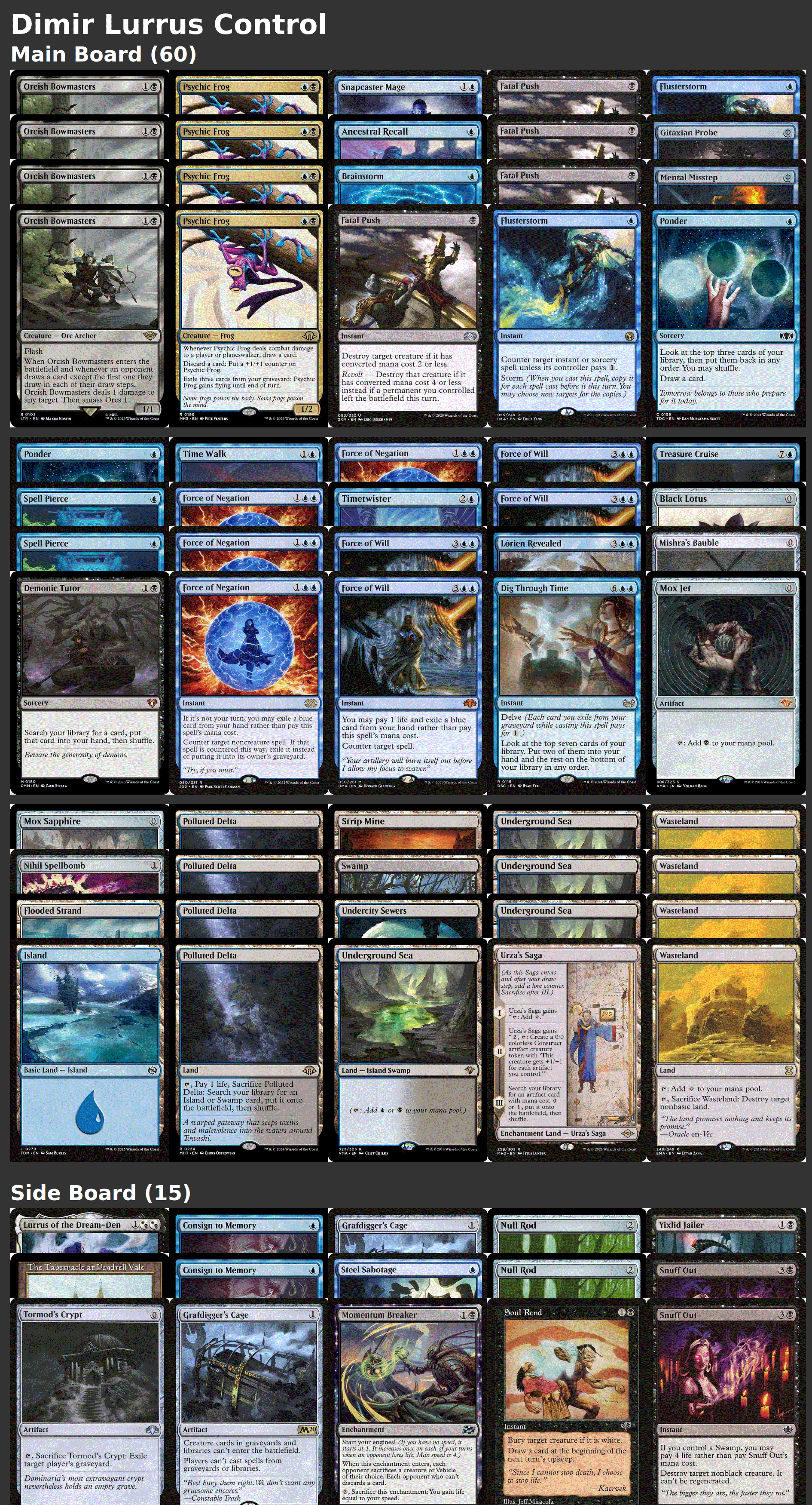 Dimir Lurrus Control