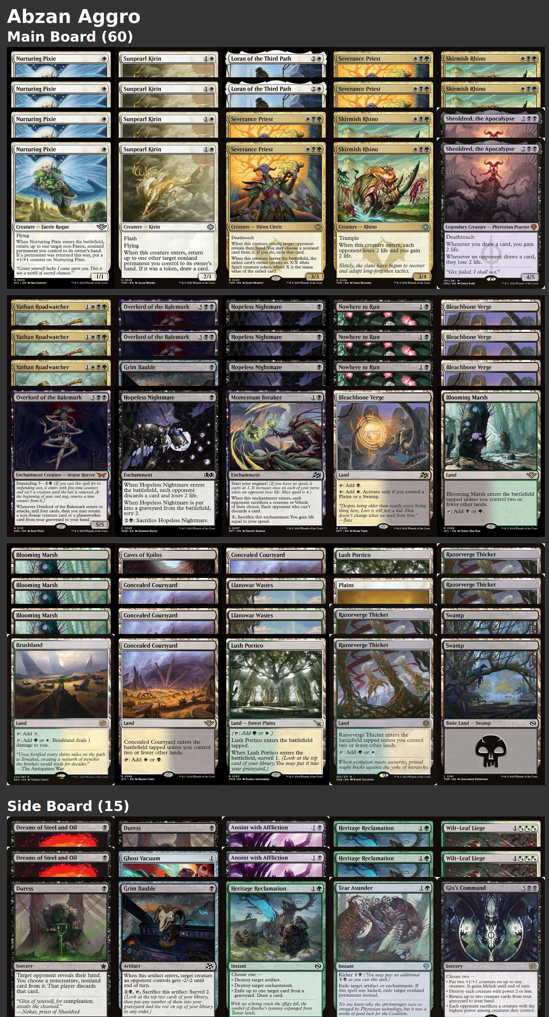 Abzan Aggro