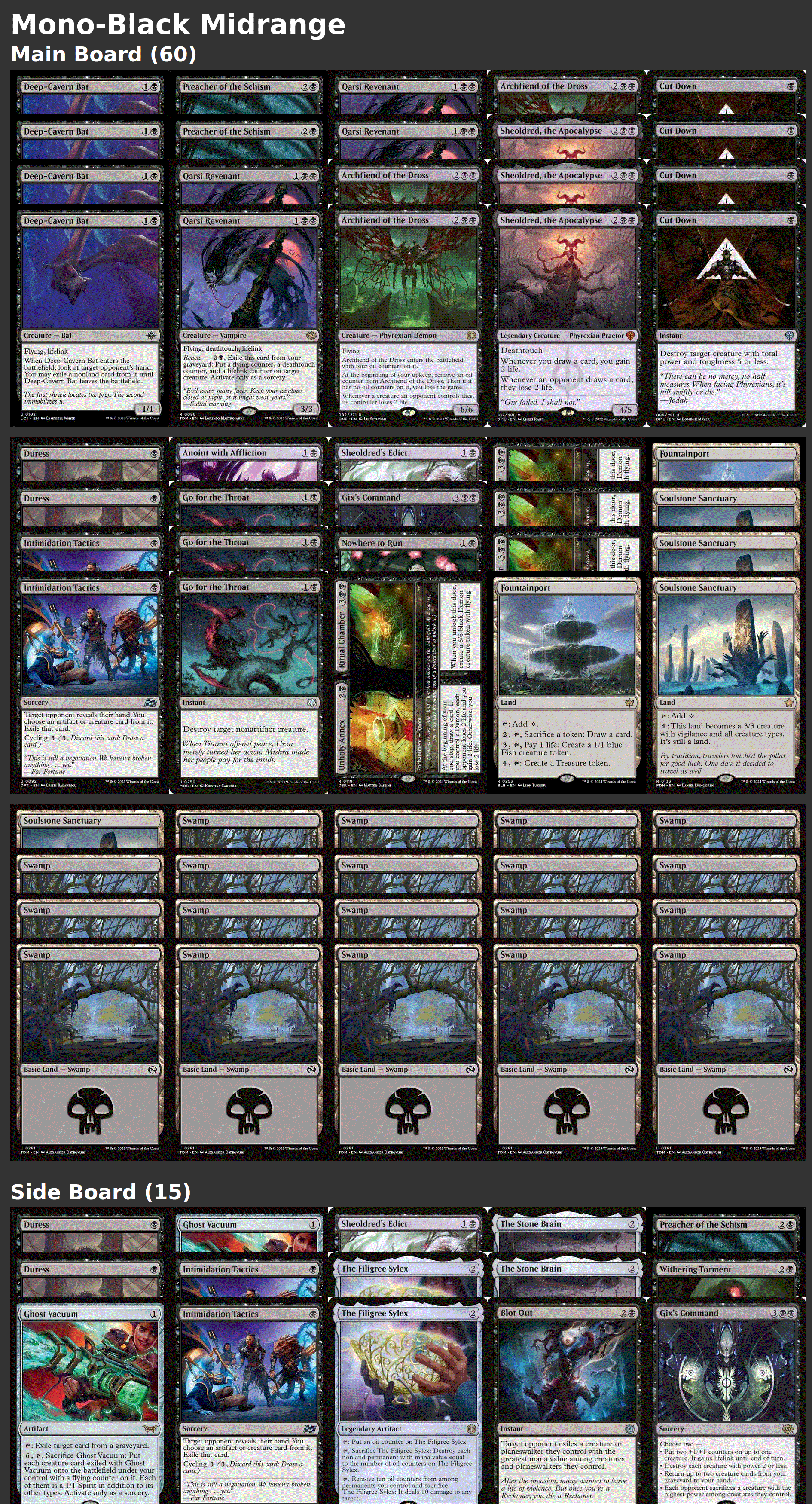 Mono-Black Midrange