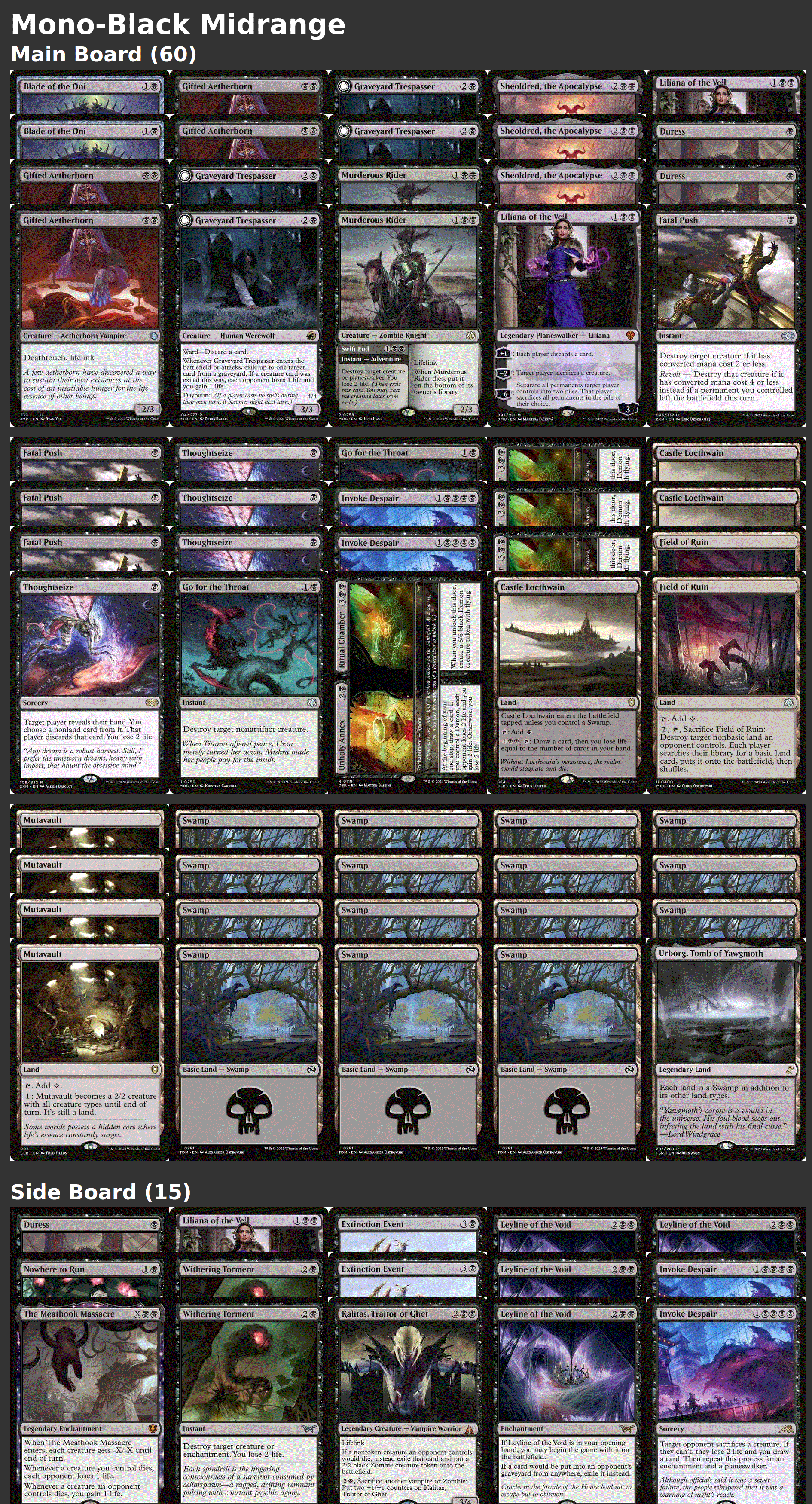 Mono-Black Midrange