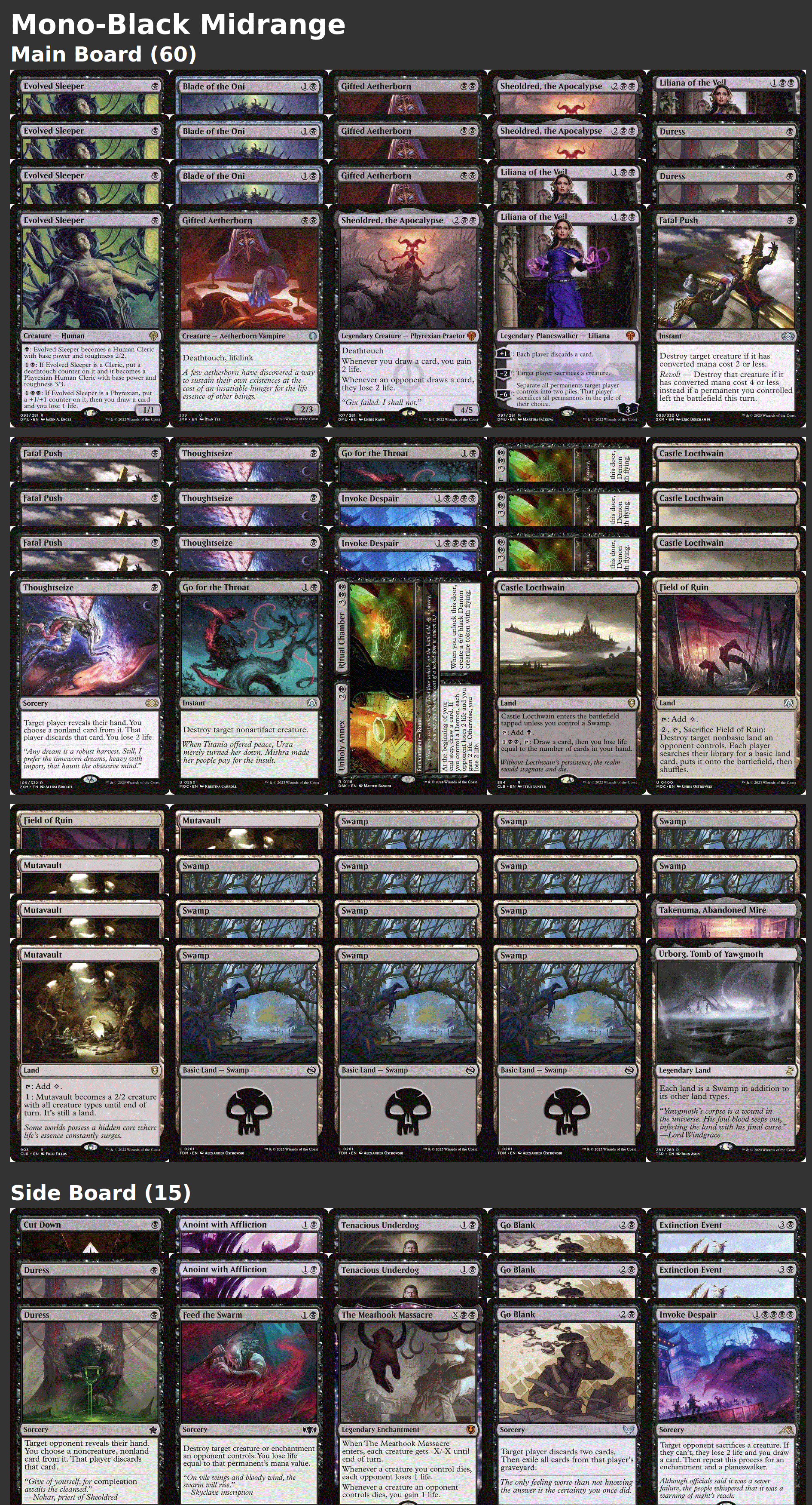 Mono-Black Midrange