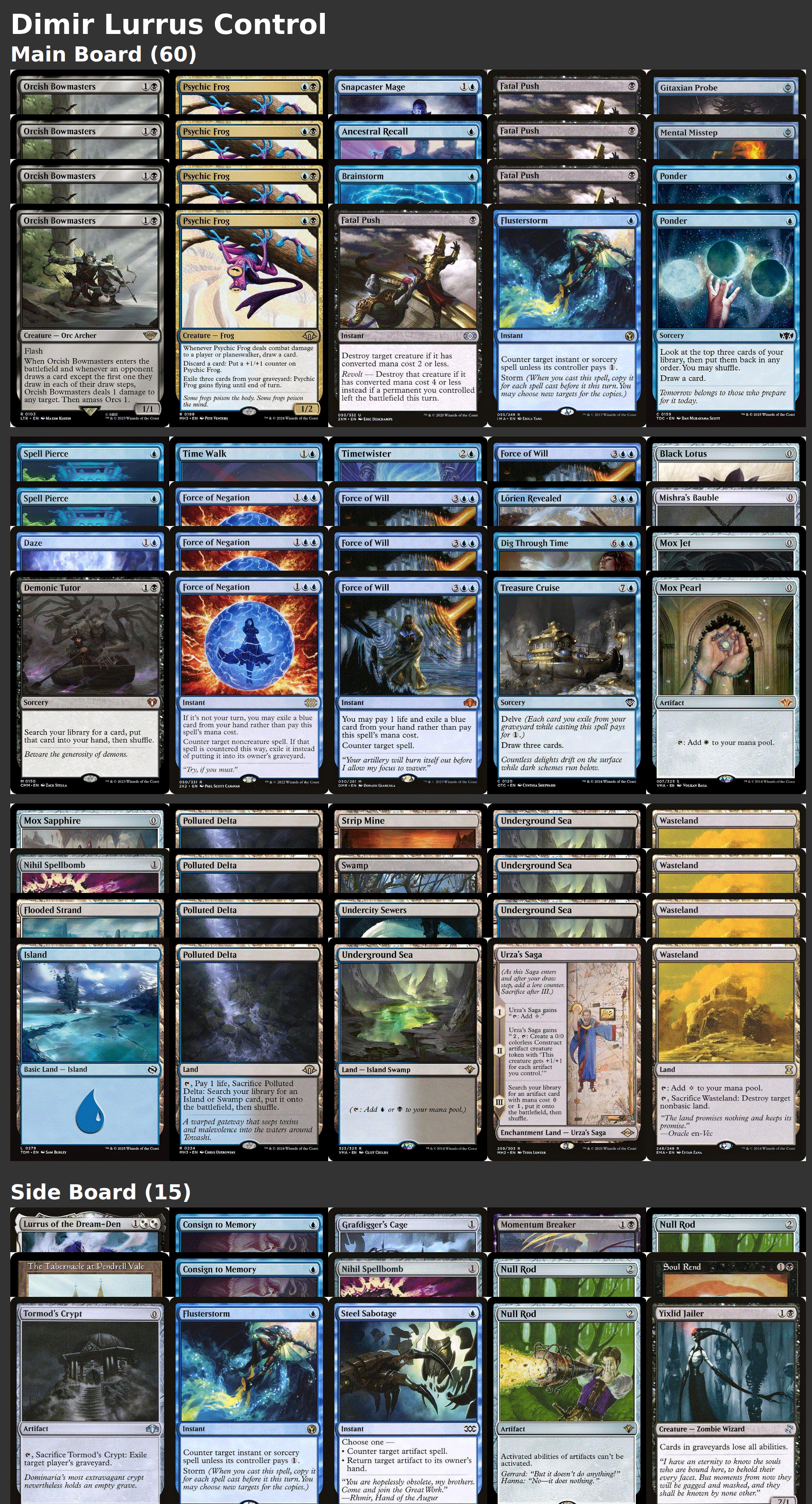 Dimir Lurrus Control