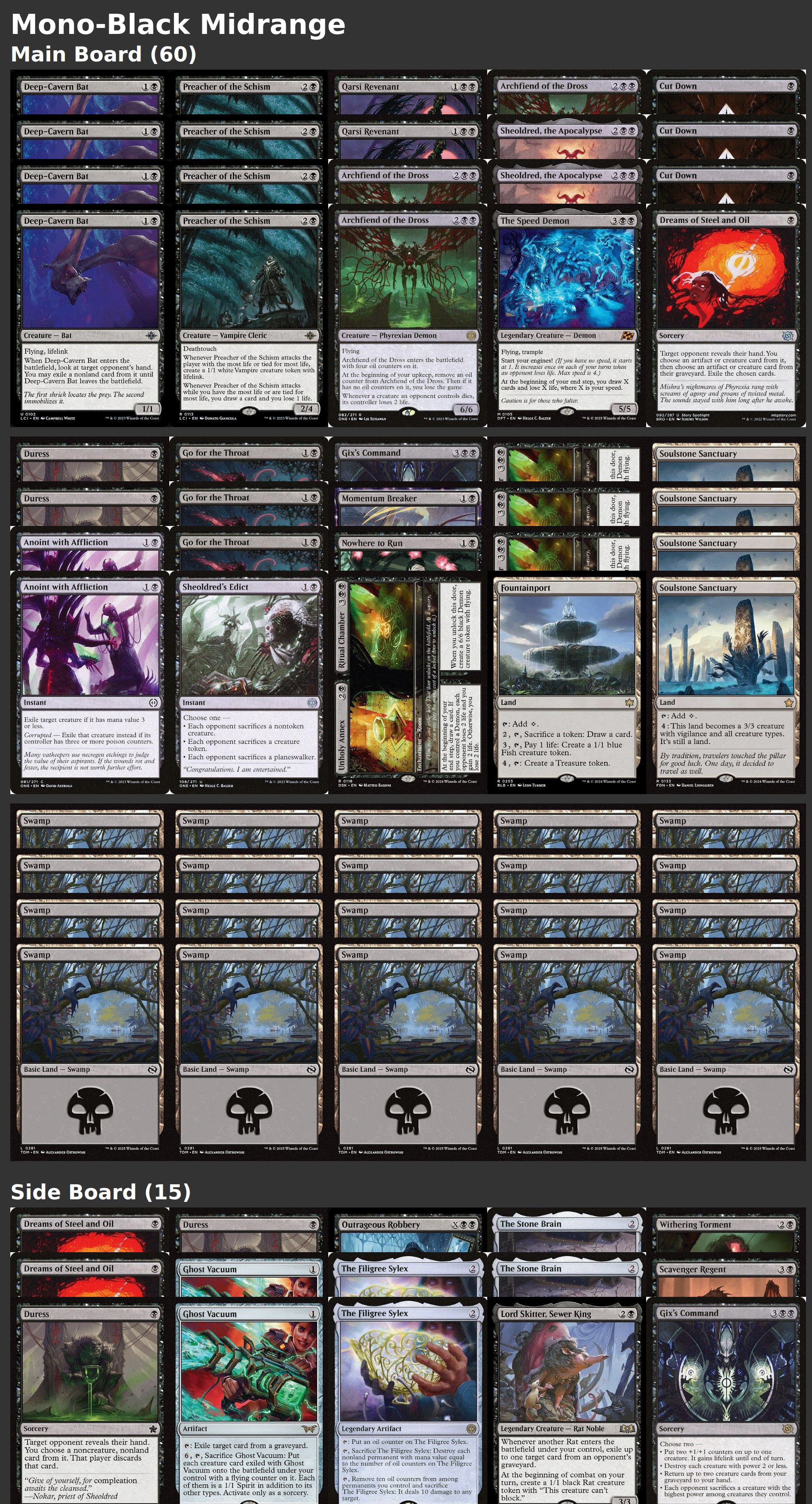 Mono-Black Midrange