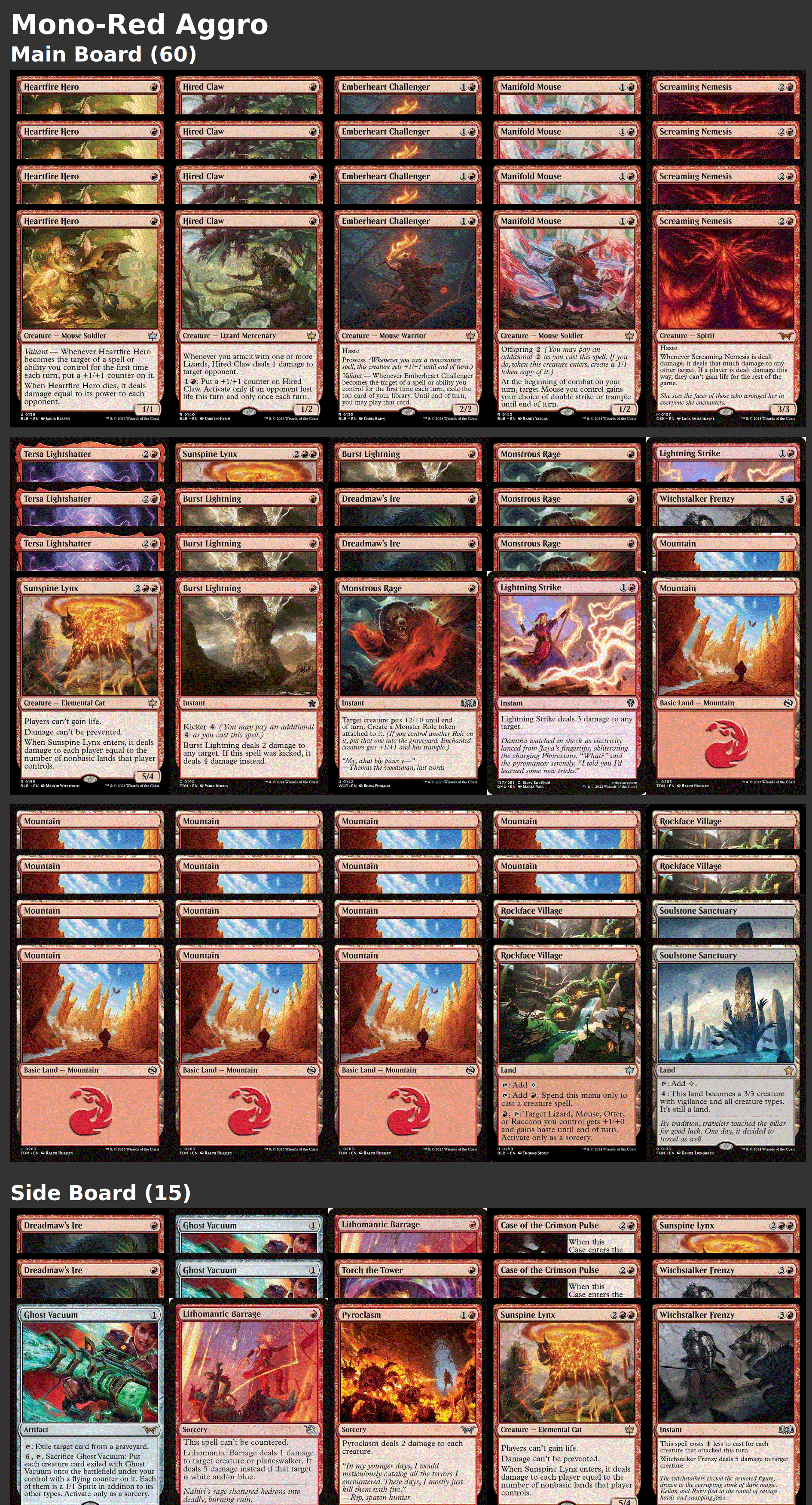 Mono-Red Aggro