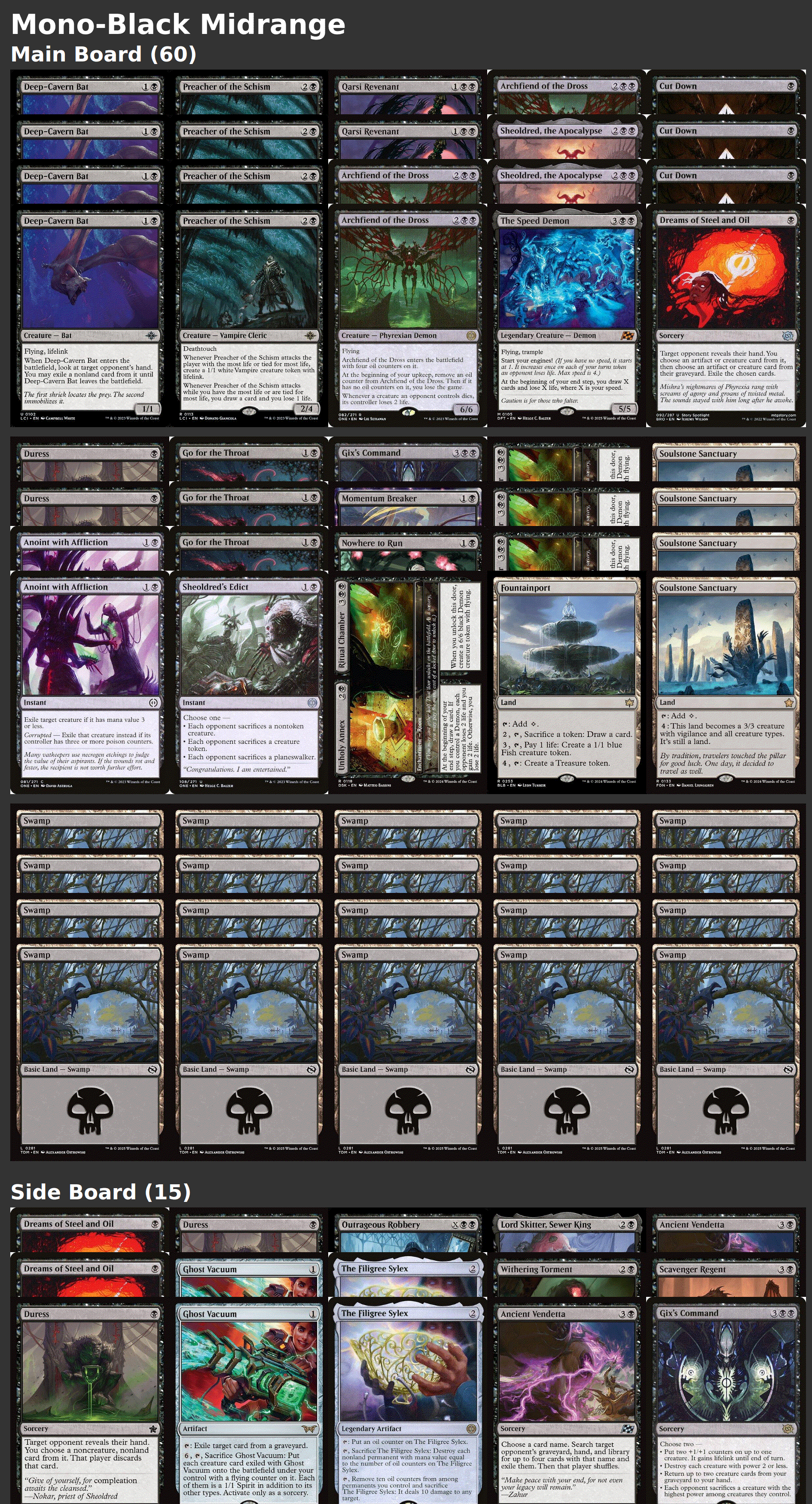 Mono-Black Midrange