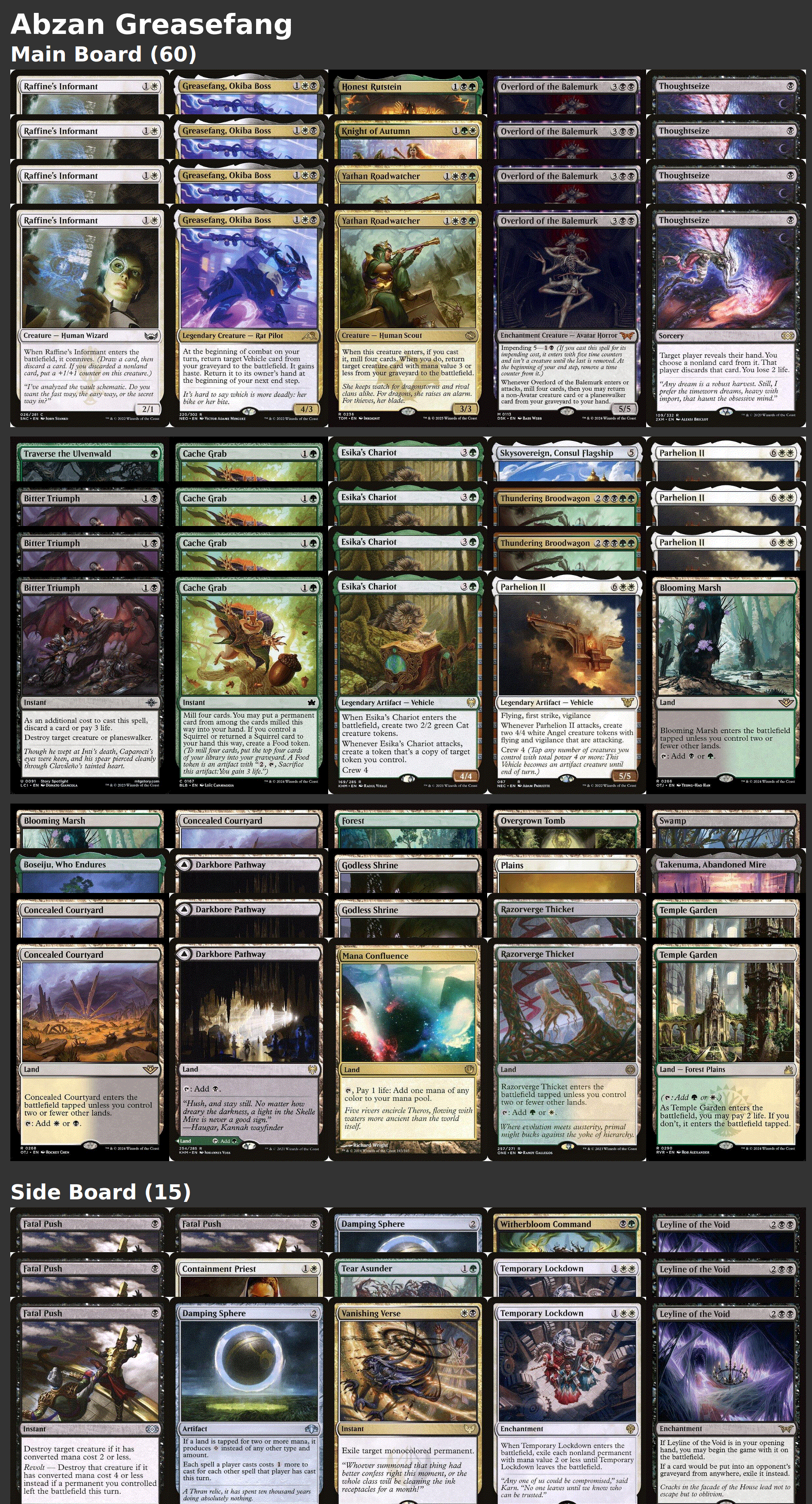 Abzan Greasefang