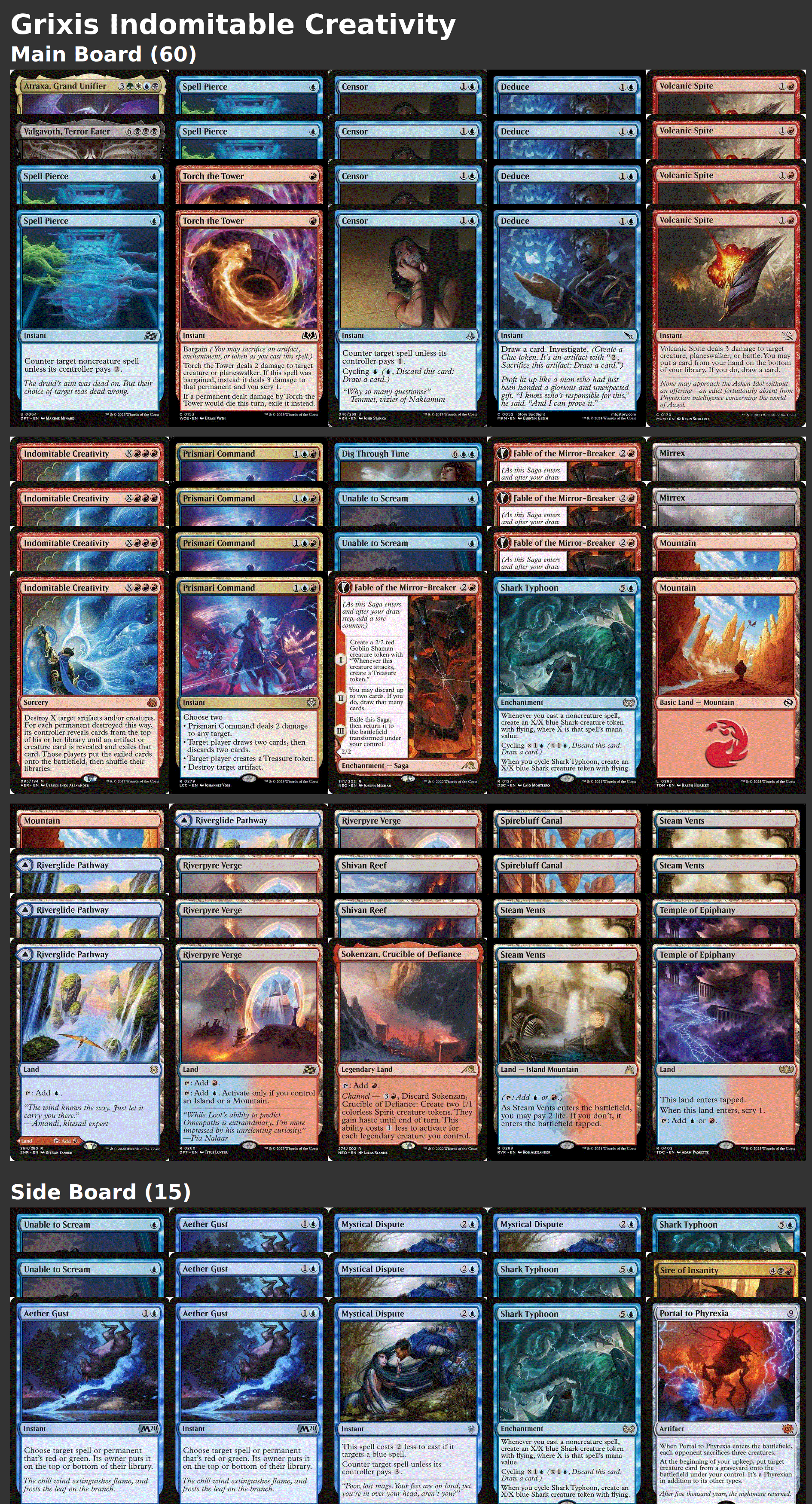 Grixis Indomitable Creativity