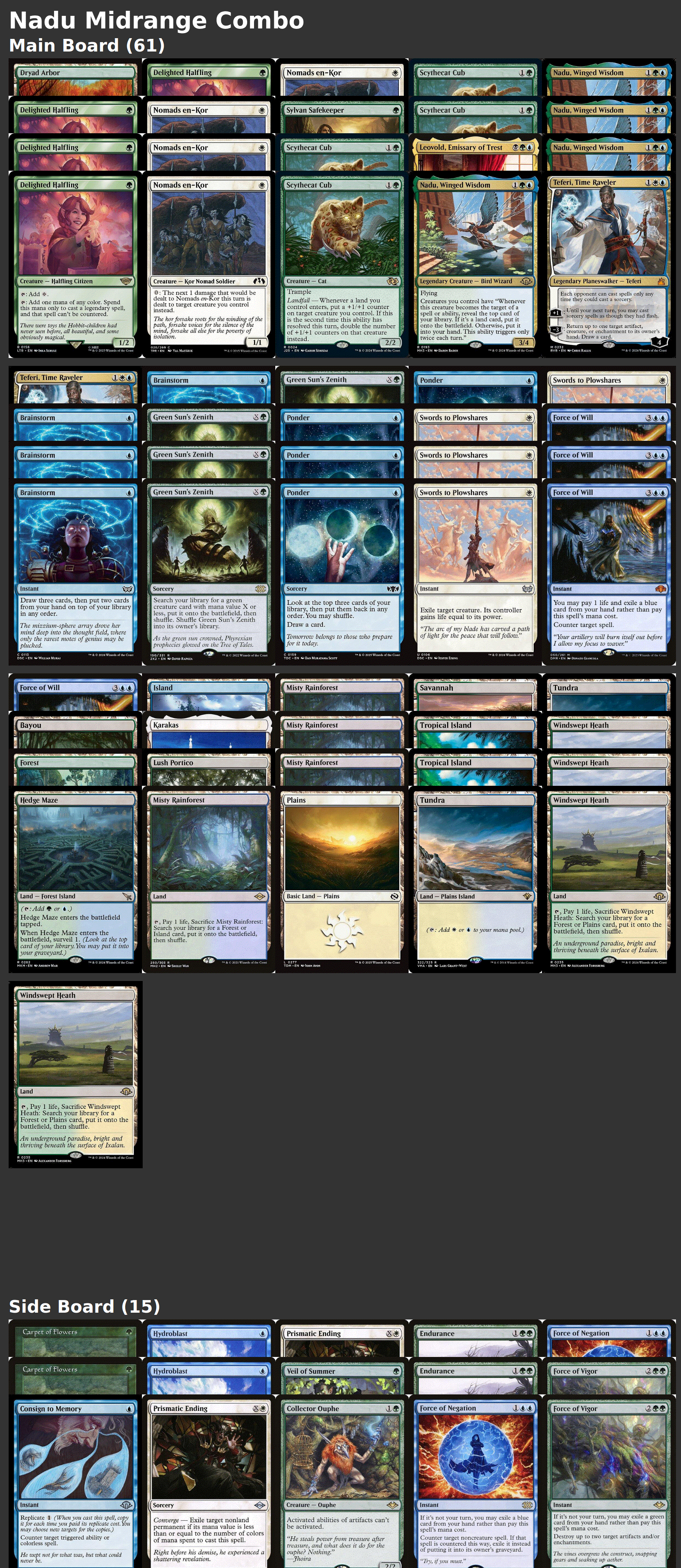Nadu Midrange Combo