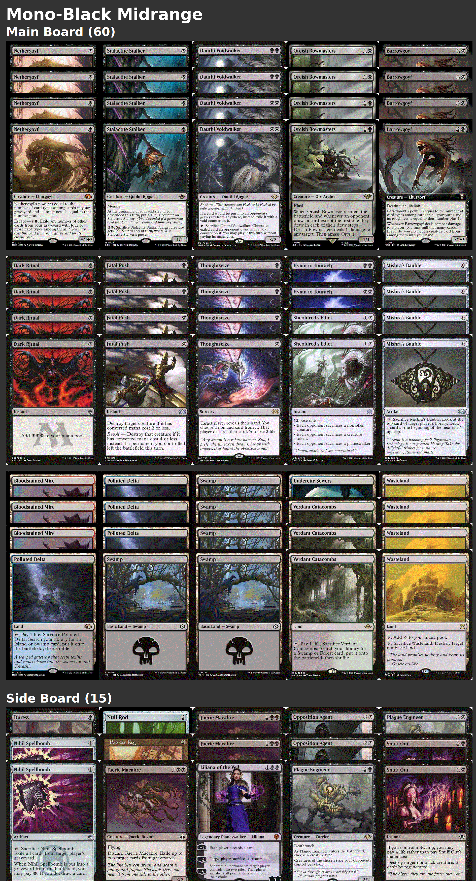 Mono-Black Midrange